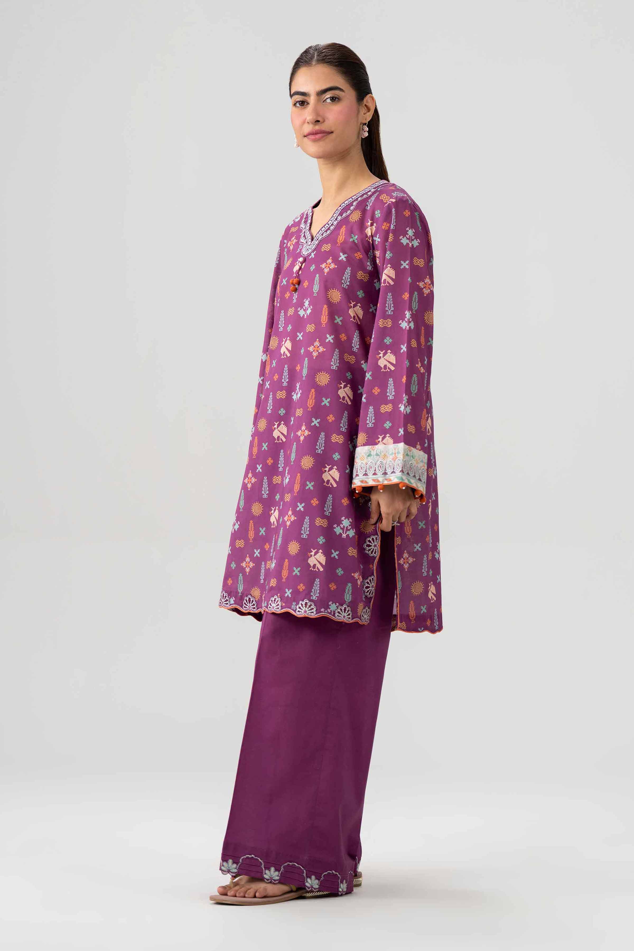 Original Nishat 2 Piece - Printed Embroidered Suit - 42602059 | Buy Online in Pakistan
