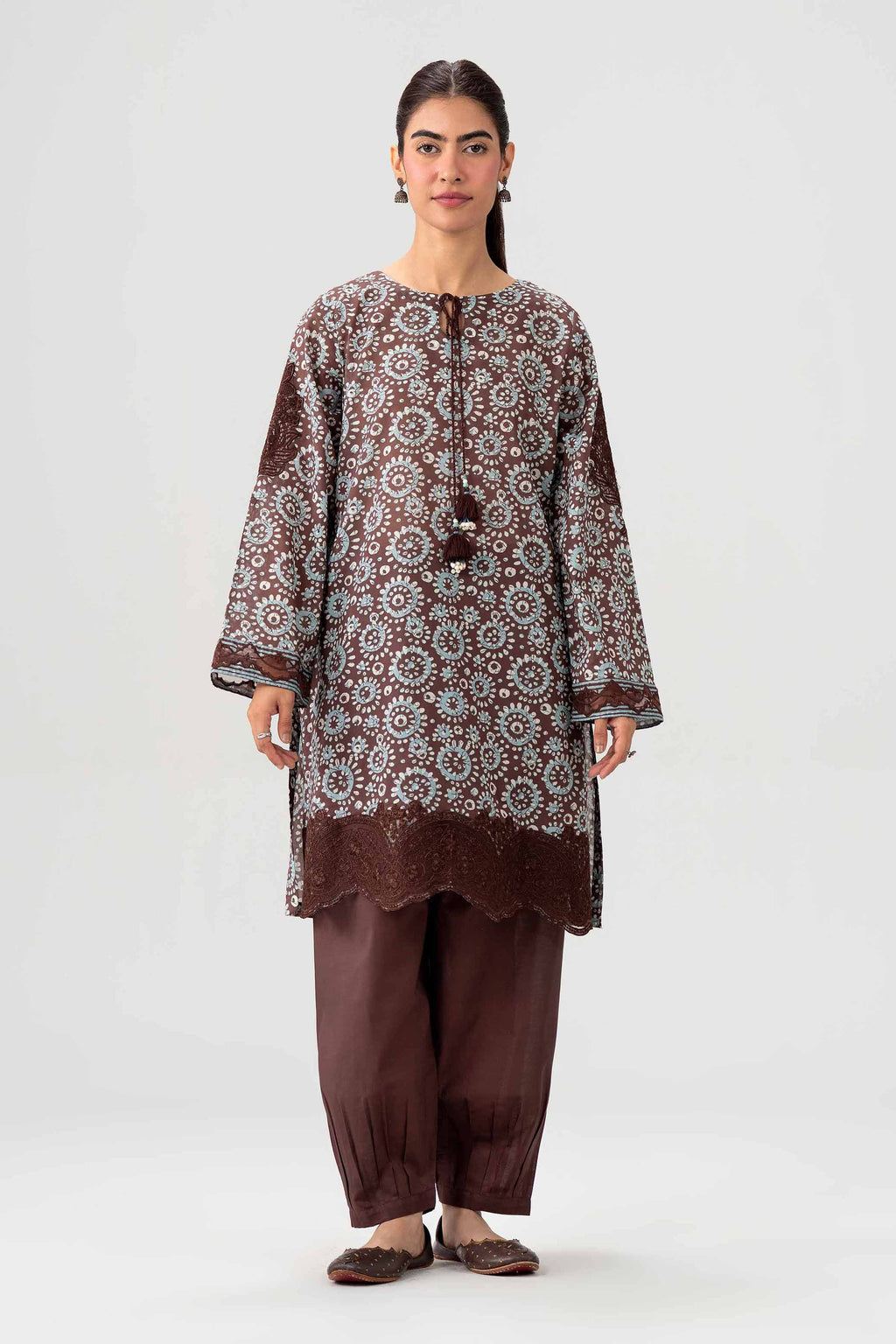 Original Nishat 2 Piece - Printed Embroidered Suit - 42602062 | Buy Online in Pakistan