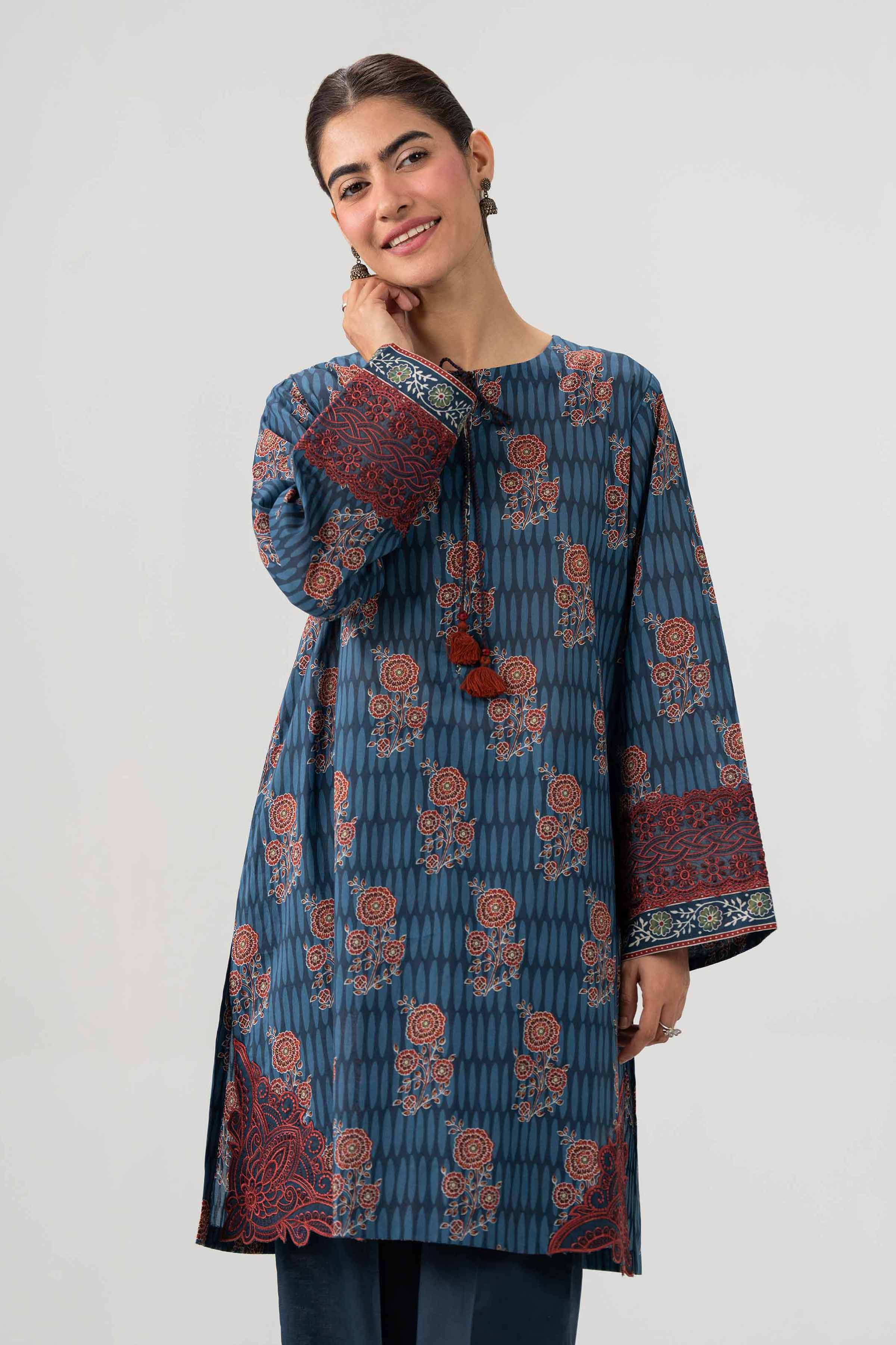 Original Nishat 2 Piece - Printed Embroidered Suit - 42602063 | Buy Online in Pakistan