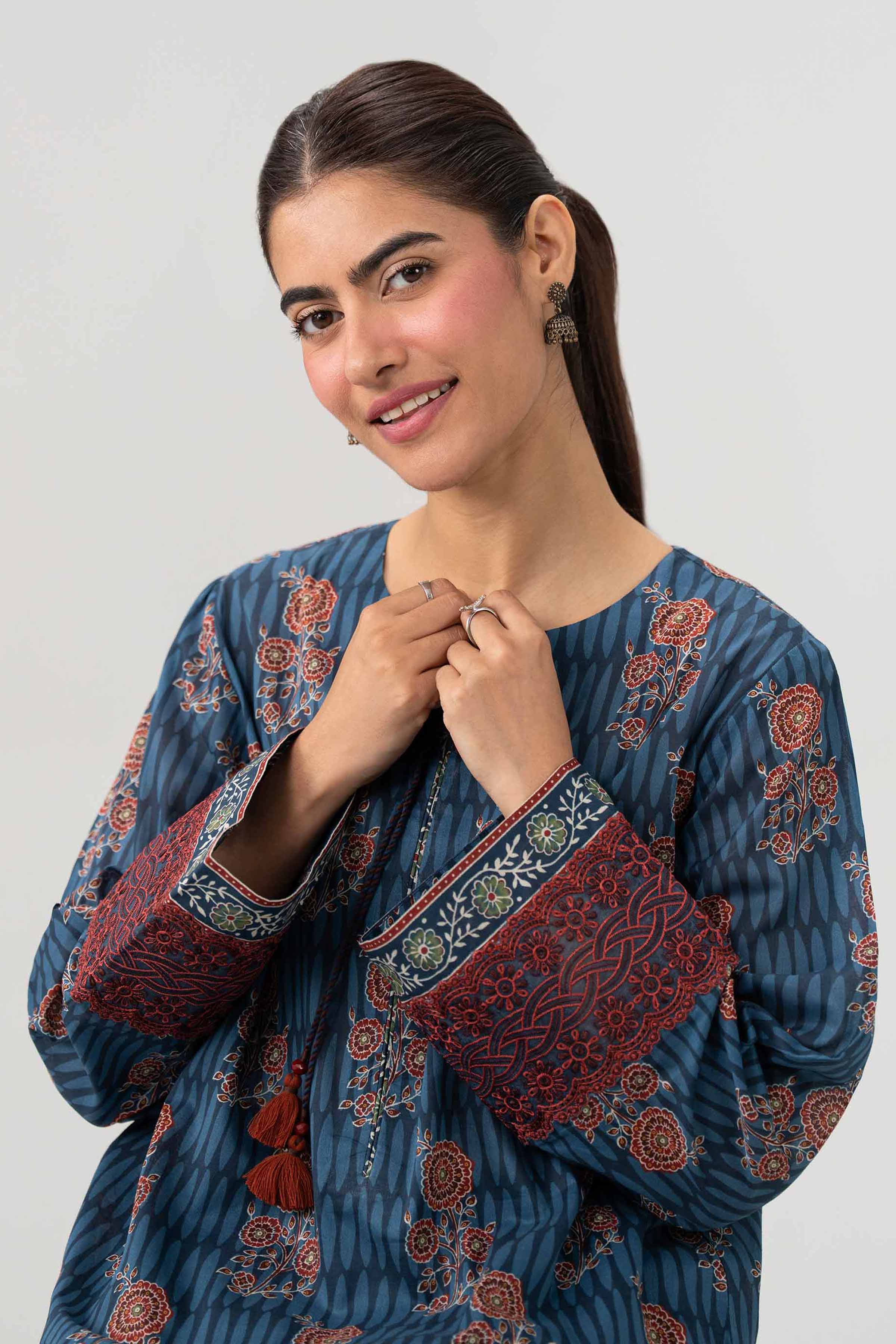 Original Nishat 2 Piece - Printed Embroidered Suit - 42602063 | Buy Online in Pakistan