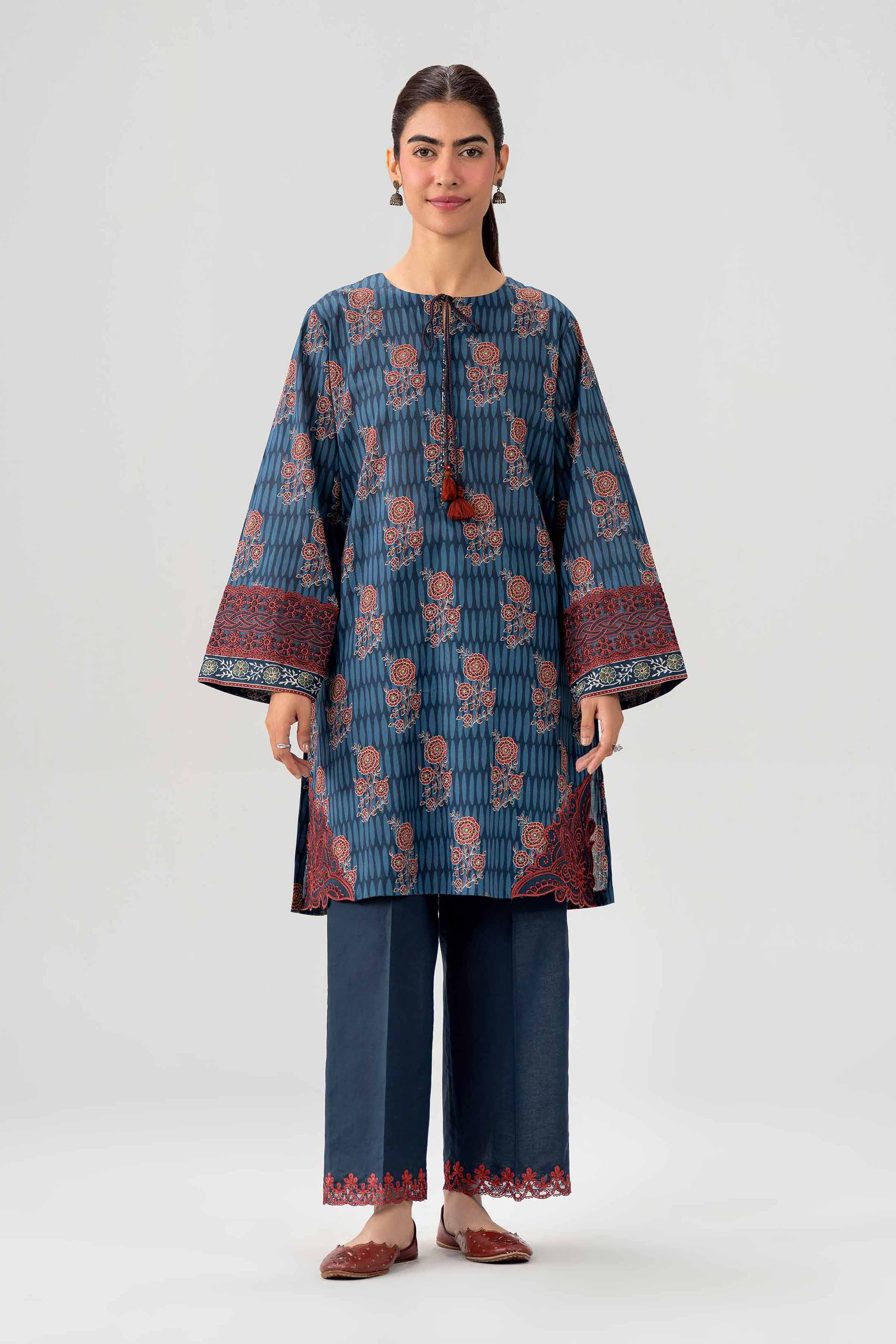 Original Nishat 2 Piece - Printed Embroidered Suit - 42602063 | Buy Online in Pakistan