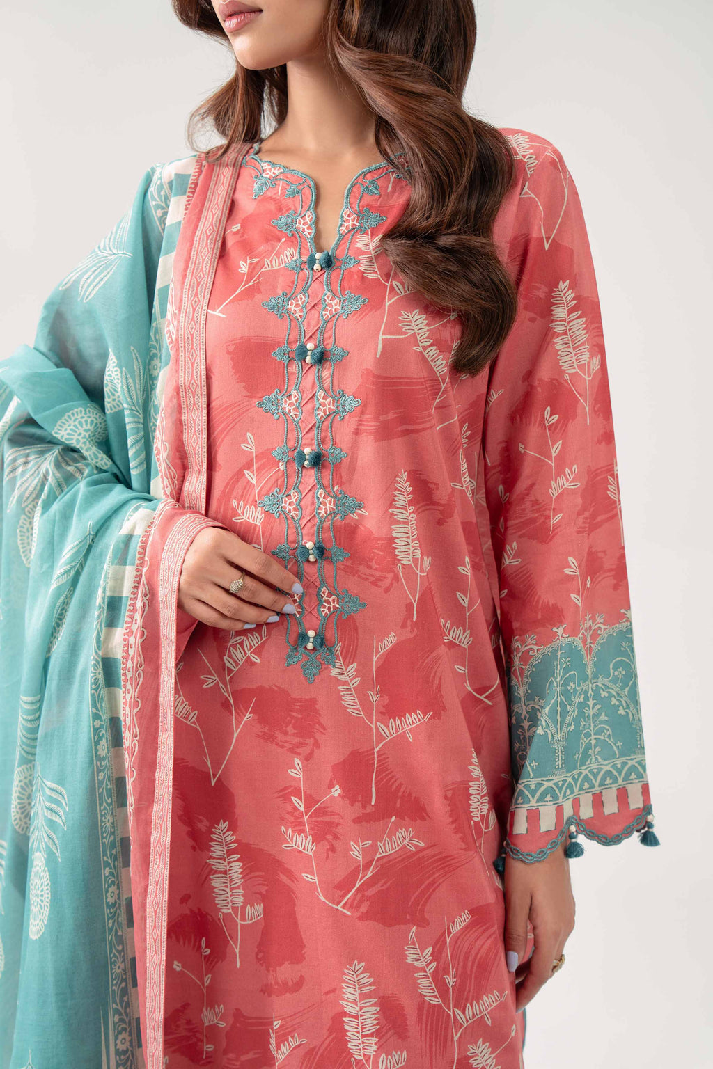 Original Nishat 3 Piece - Digital Printed Embroidered Suit - 42602094 | Buy Online in Pakistan