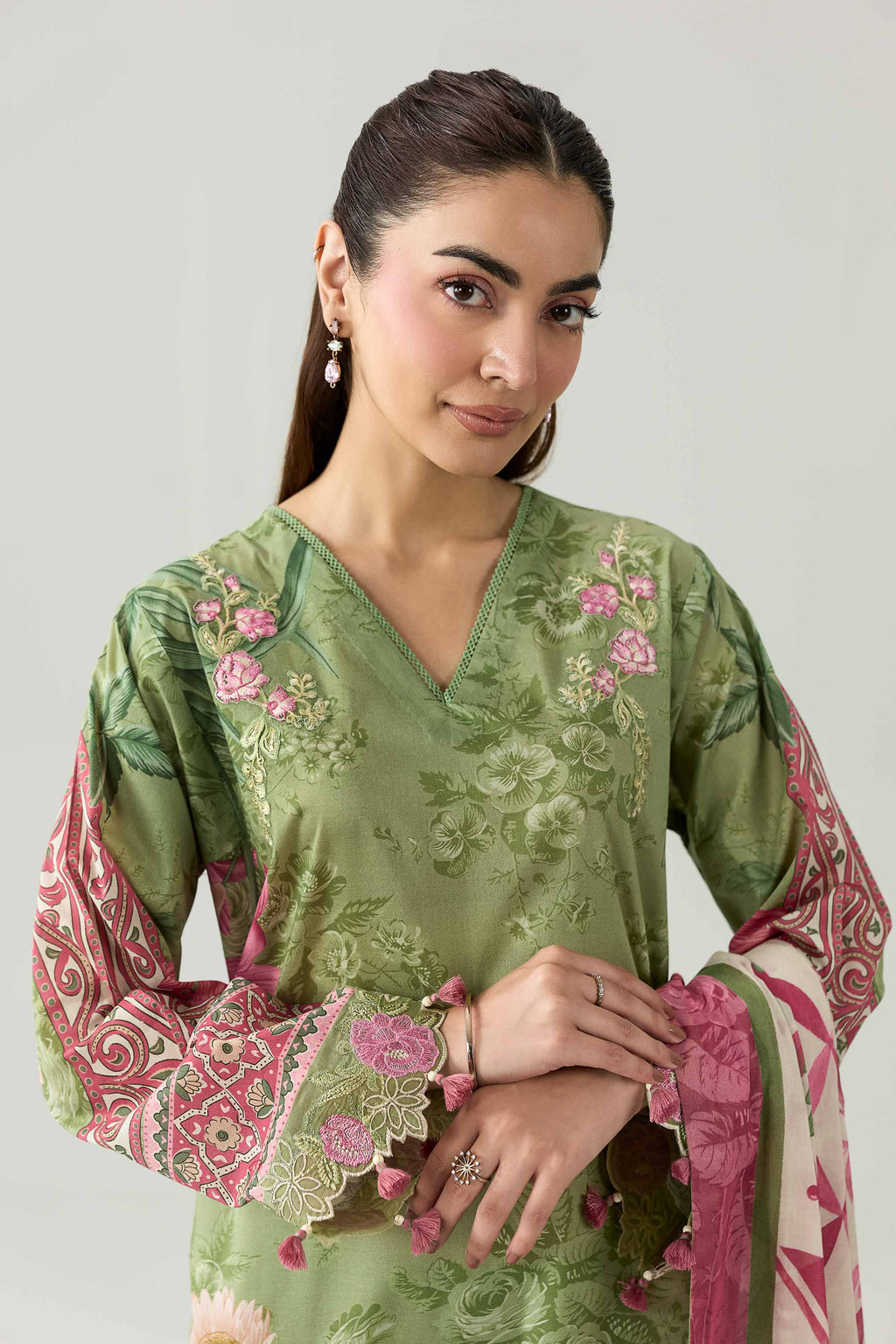 Original Nishat 3 Piece - Digital Printed Embroidered Suit - 42602096 | Buy Online in Pakistan