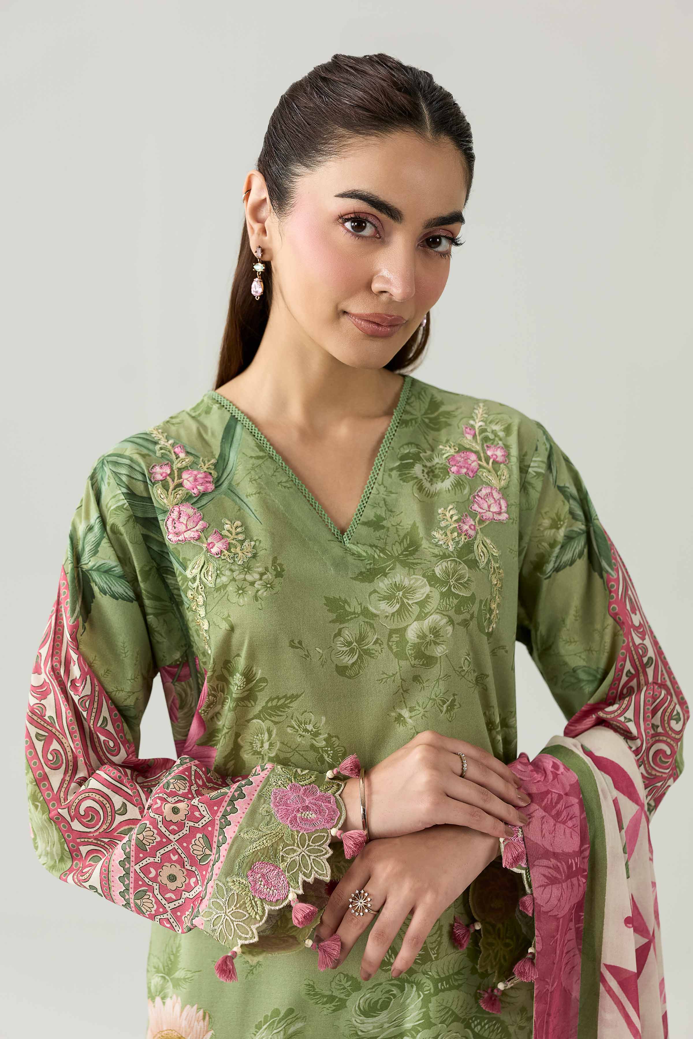 Original Nishat 3 Piece - Digital Printed Embroidered Suit - 42602096 | Buy Online in Pakistan