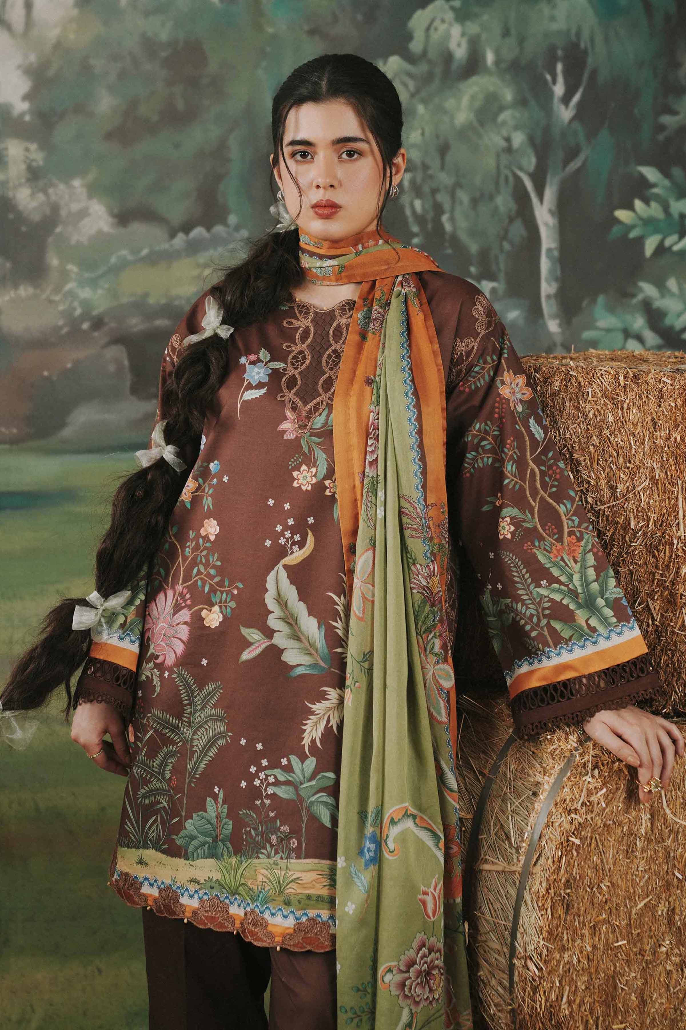 Original Nishat 3 Piece - Digital Printed Embroidered Suit - 42602097 | Buy Online in Pakistan