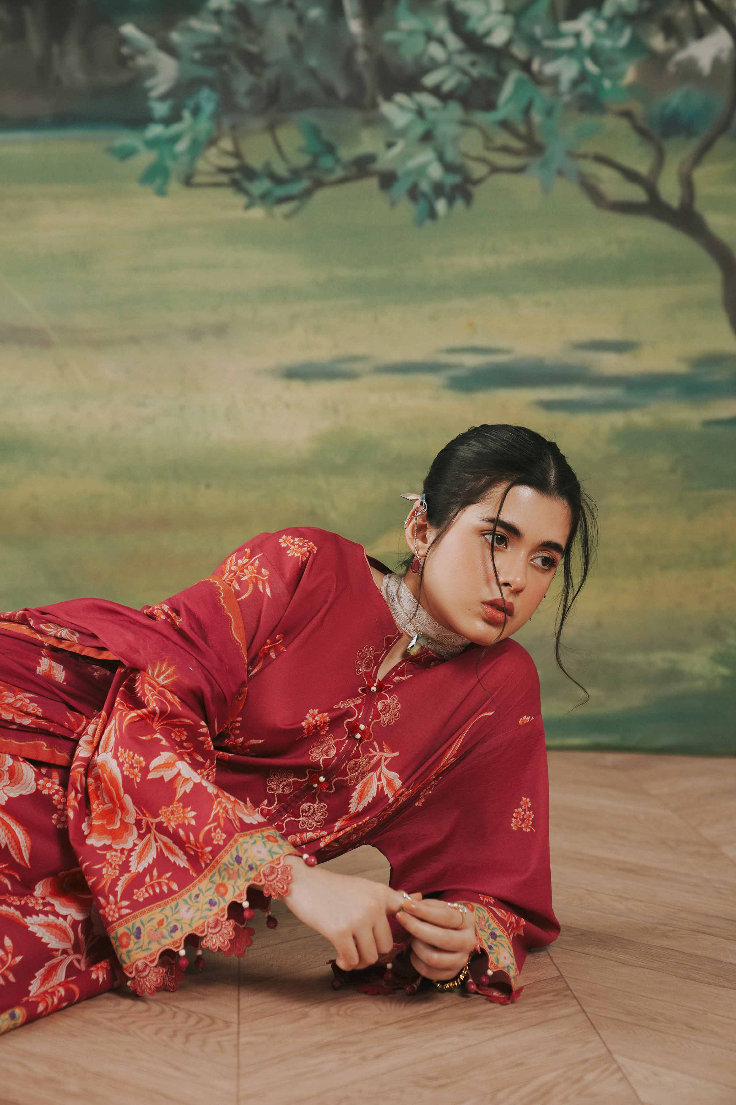 Original Nishat 3 Piece - Digital Printed Embroidered Suit - 42602099 | Buy Online in Pakistan