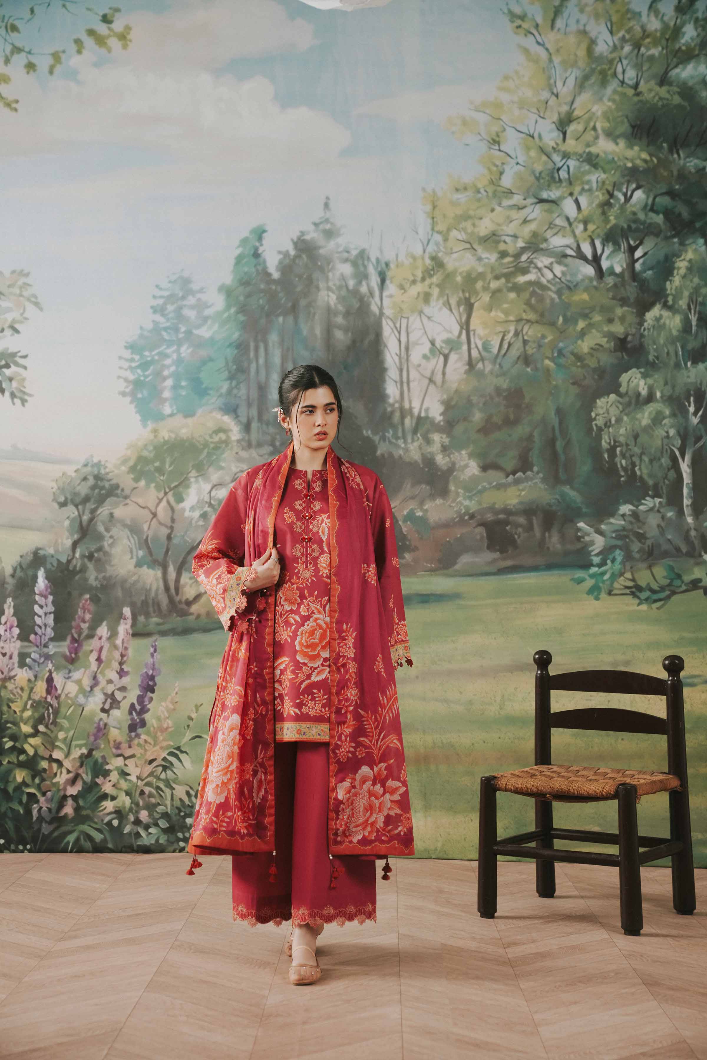 Original Nishat 3 Piece - Digital Printed Embroidered Suit - 42602099 | Buy Online in Pakistan