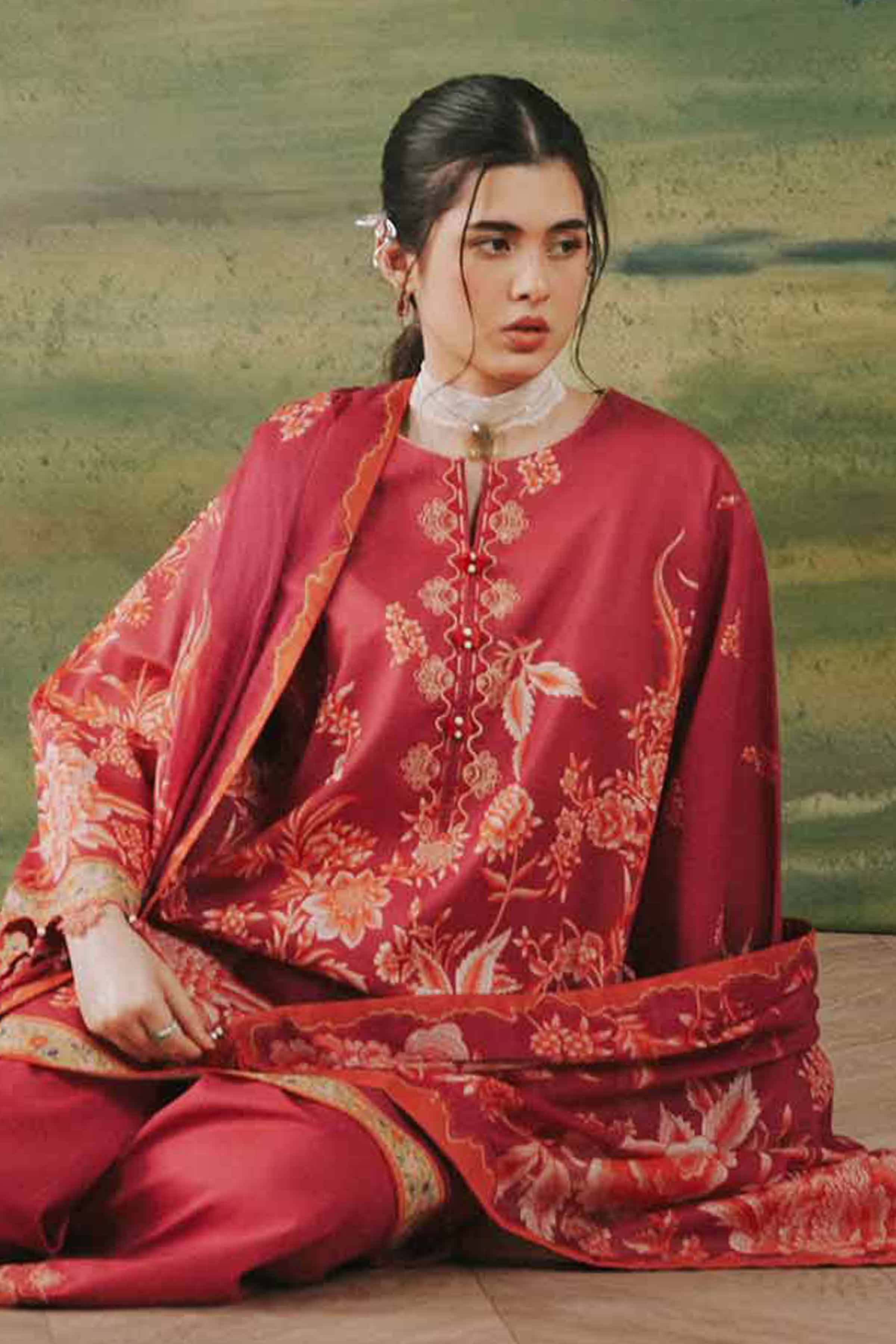 Original Nishat 3 Piece - Digital Printed Embroidered Suit - 42602099 | Buy Online in Pakistan