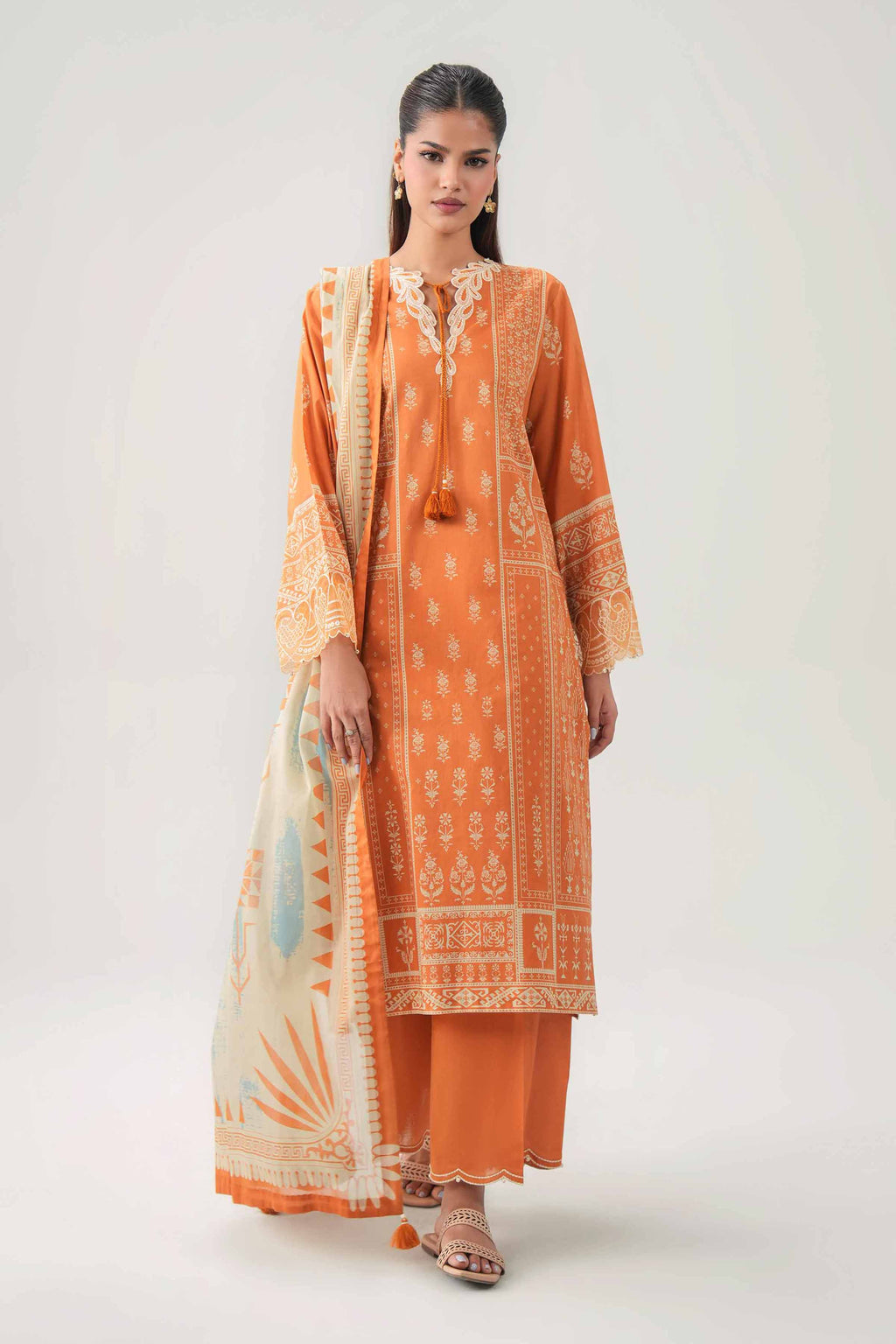 Original Nishat 3 Piece - Digital Printed Embroidered Suit - 42602102 | Buy Online in Pakistan