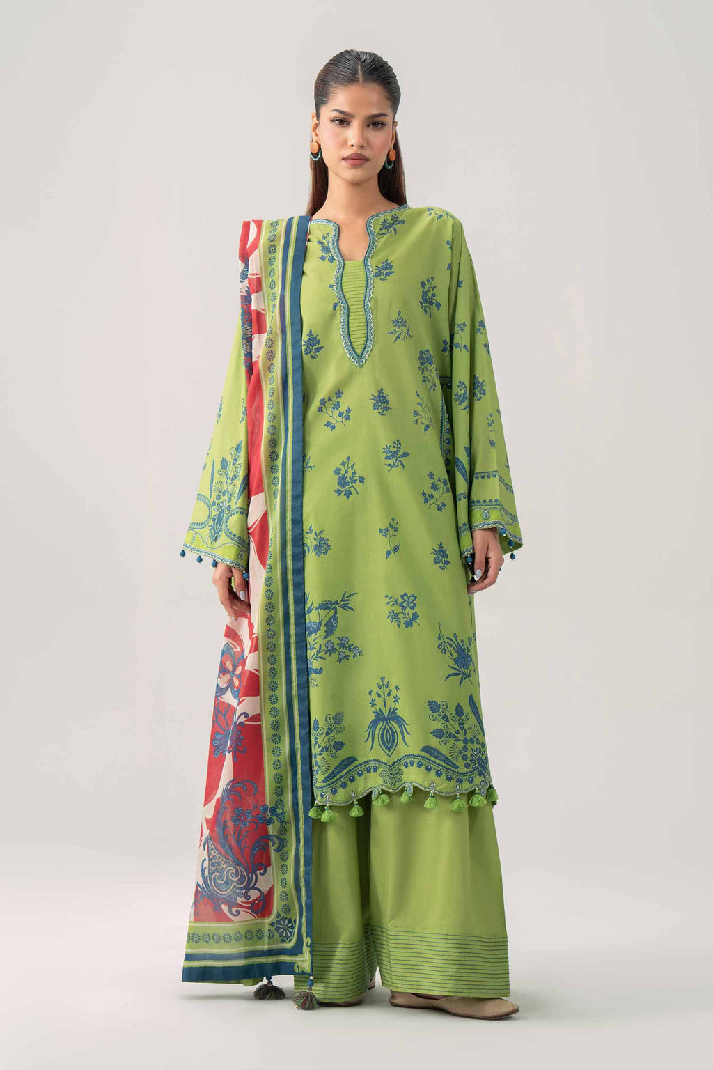 Original Nishat 3 Piece - Digital Printed Embroidered Suit - 42602103 | Buy Online in Pakistan