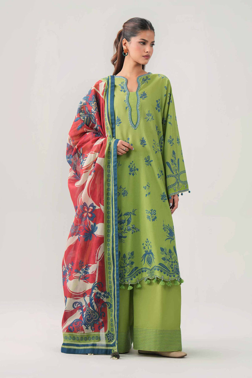 Original Nishat 3 Piece - Digital Printed Embroidered Suit - 42602103 | Buy Online in Pakistan