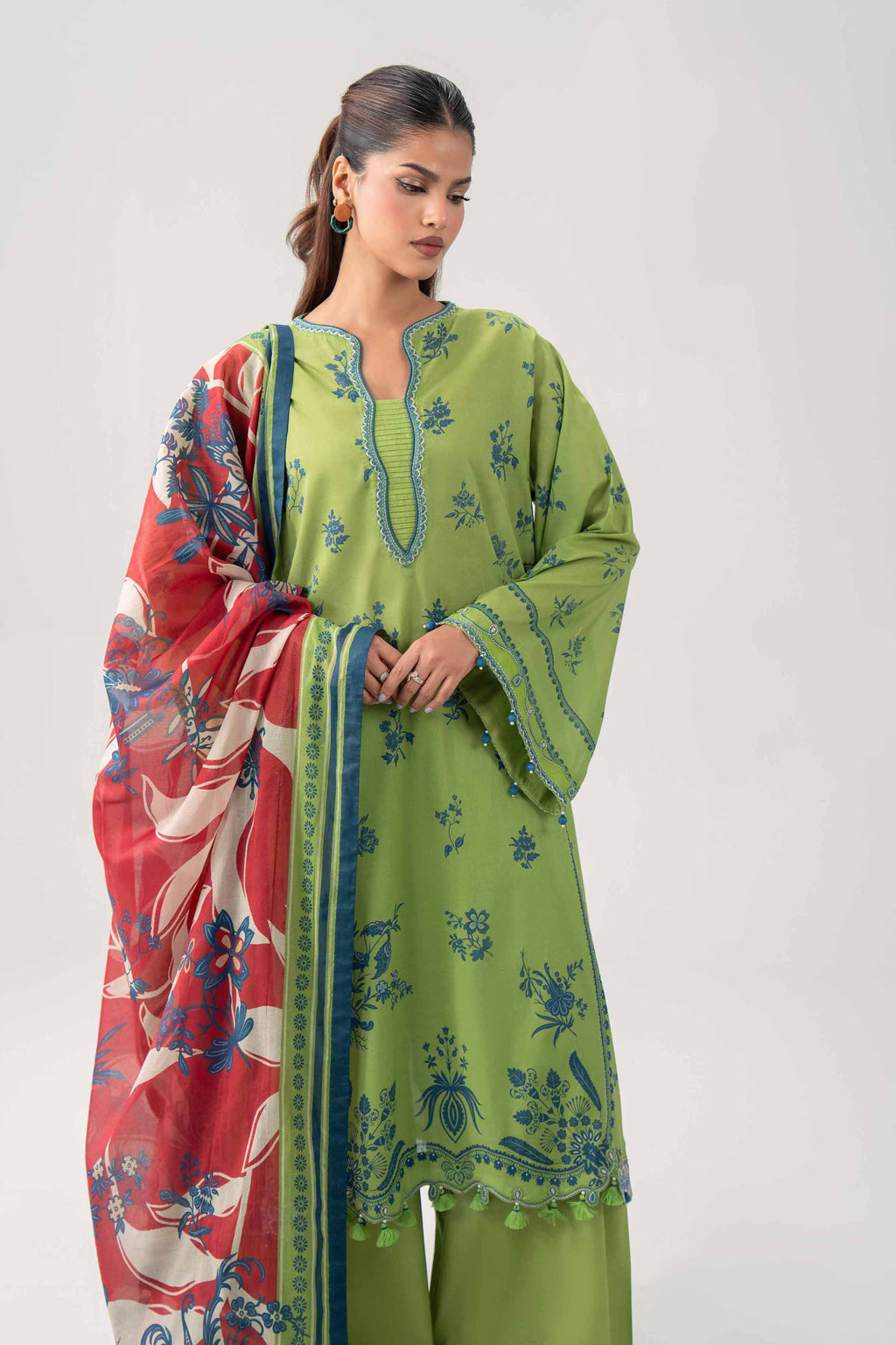 Original Nishat 3 Piece - Digital Printed Embroidered Suit - 42602103 | Buy Online in Pakistan