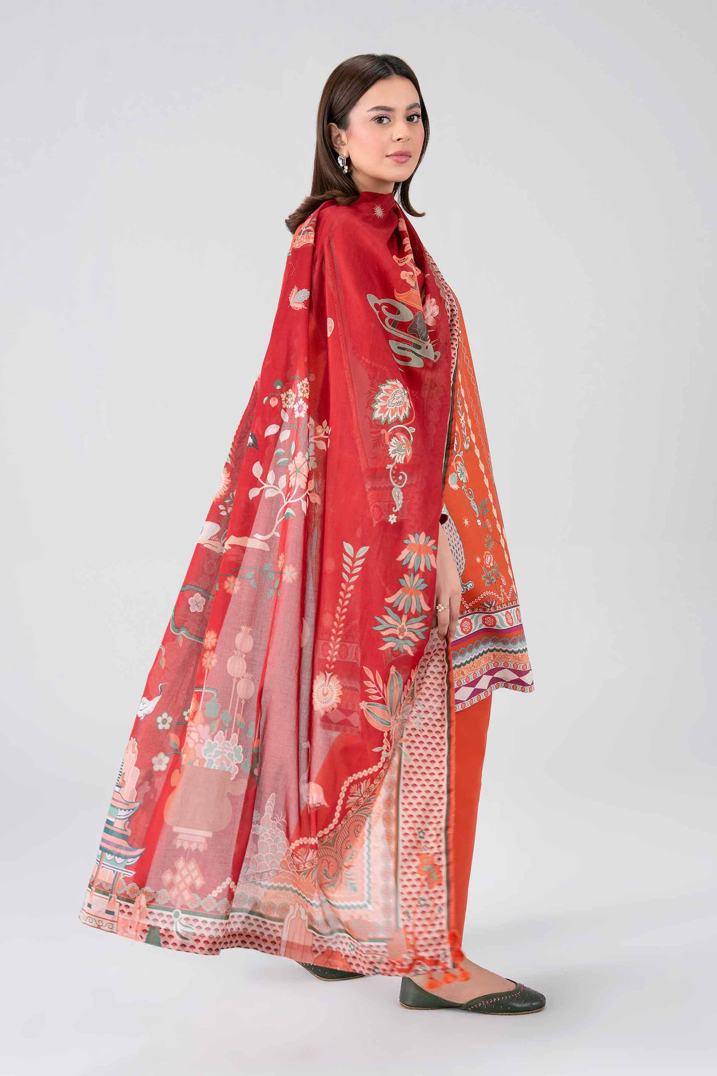 Original Nishat 3 Piece - Digital Printed Suit - 42602105 | Buy Online in Pakistan