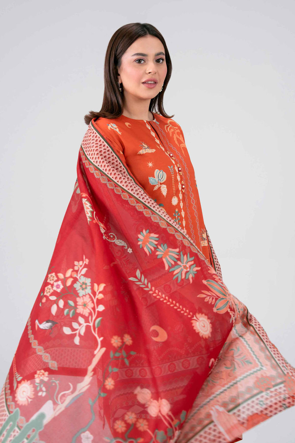 Original Nishat 3 Piece - Digital Printed Suit - 42602105 | Buy Online in Pakistan