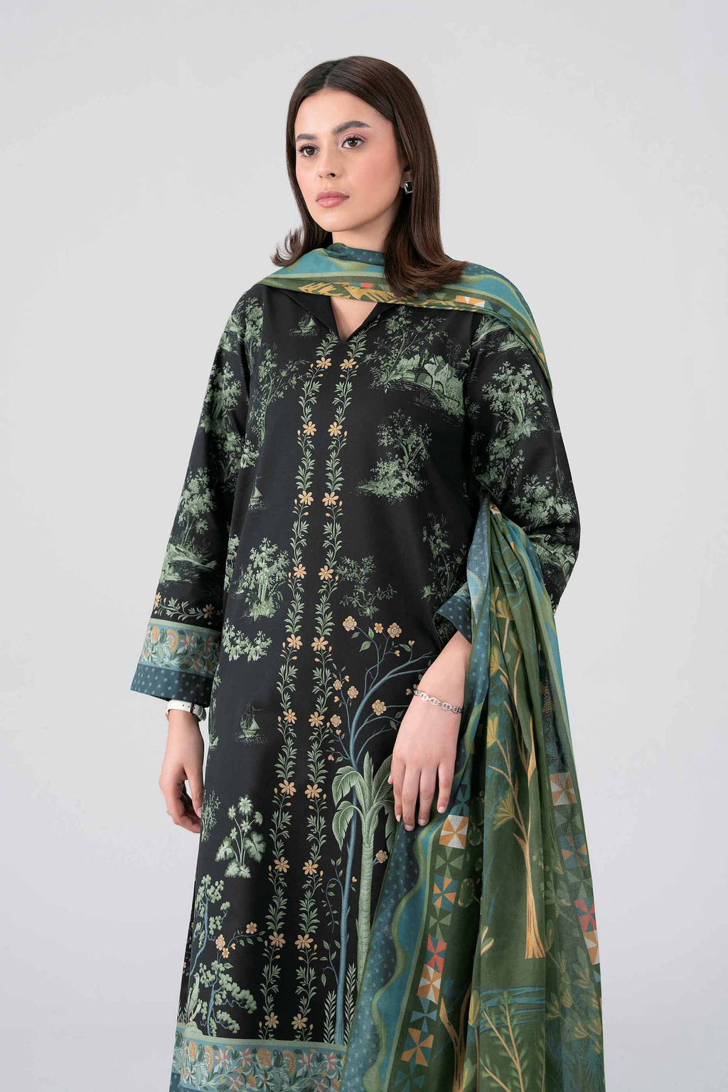 Original Nishat 3 Piece - Digital Printed Suit - 42602106 | Buy Online in Pakistan
