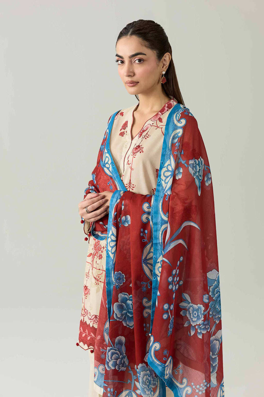 Original Nishat 3 Piece - Digital Printed Suit - 42602108 | Buy Online in Pakistan