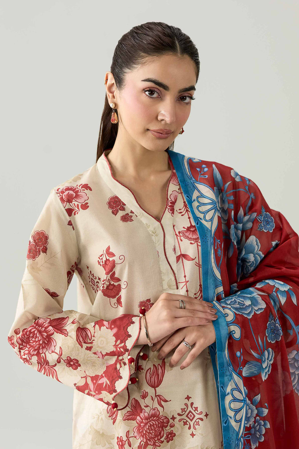 Original Nishat 3 Piece - Digital Printed Suit - 42602108 | Buy Online in Pakistan
