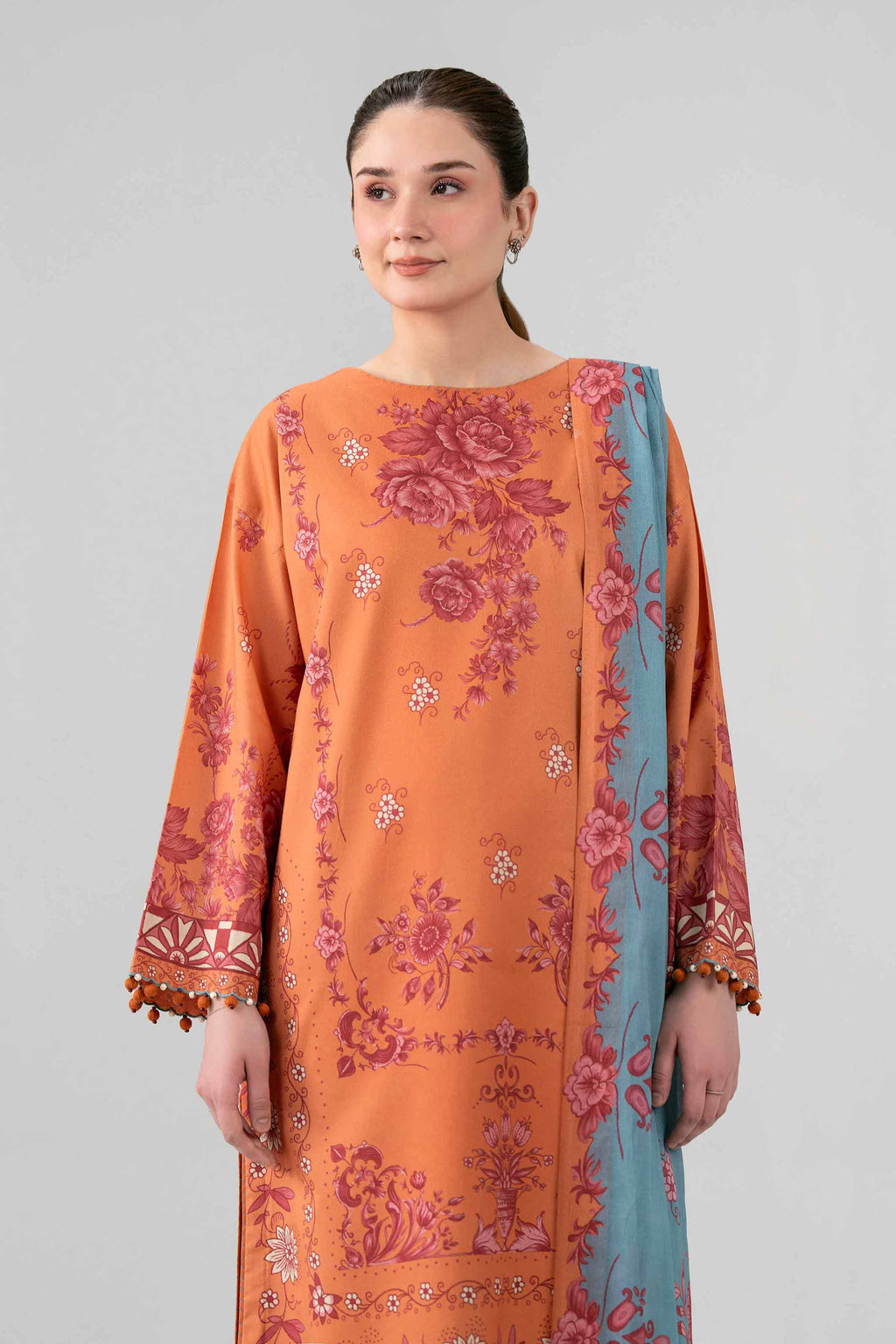 Original Nishat 3 Piece - Digital Printed Suit - 42602109 | Buy Online in Pakistan