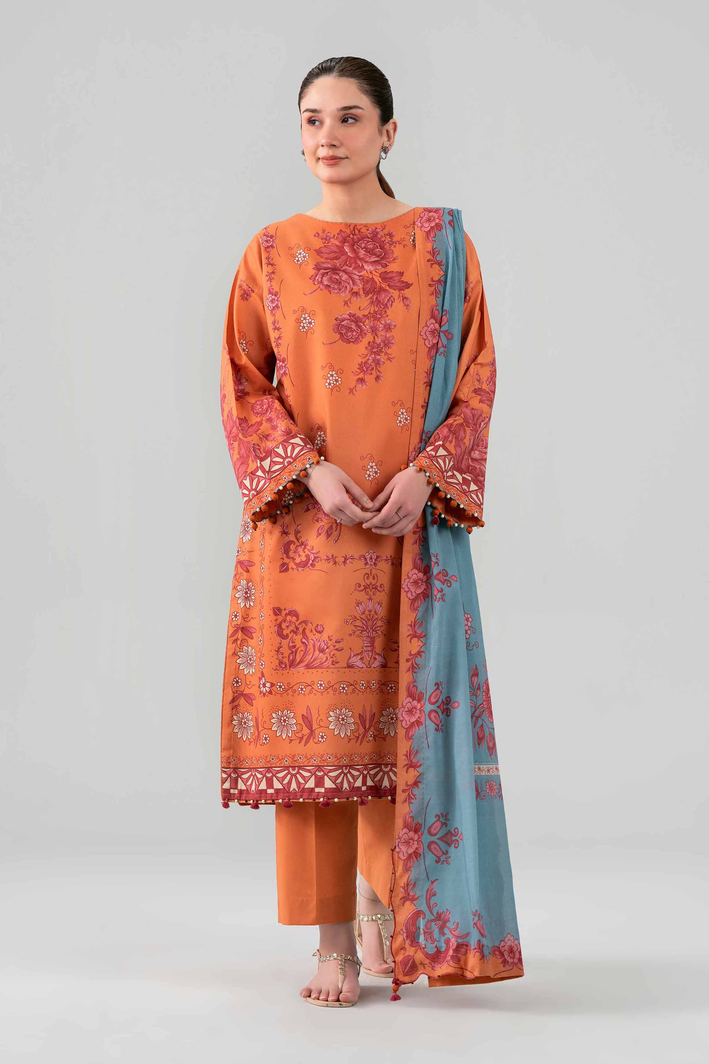 Original Nishat 3 Piece - Digital Printed Suit - 42602109 | Buy Online in Pakistan