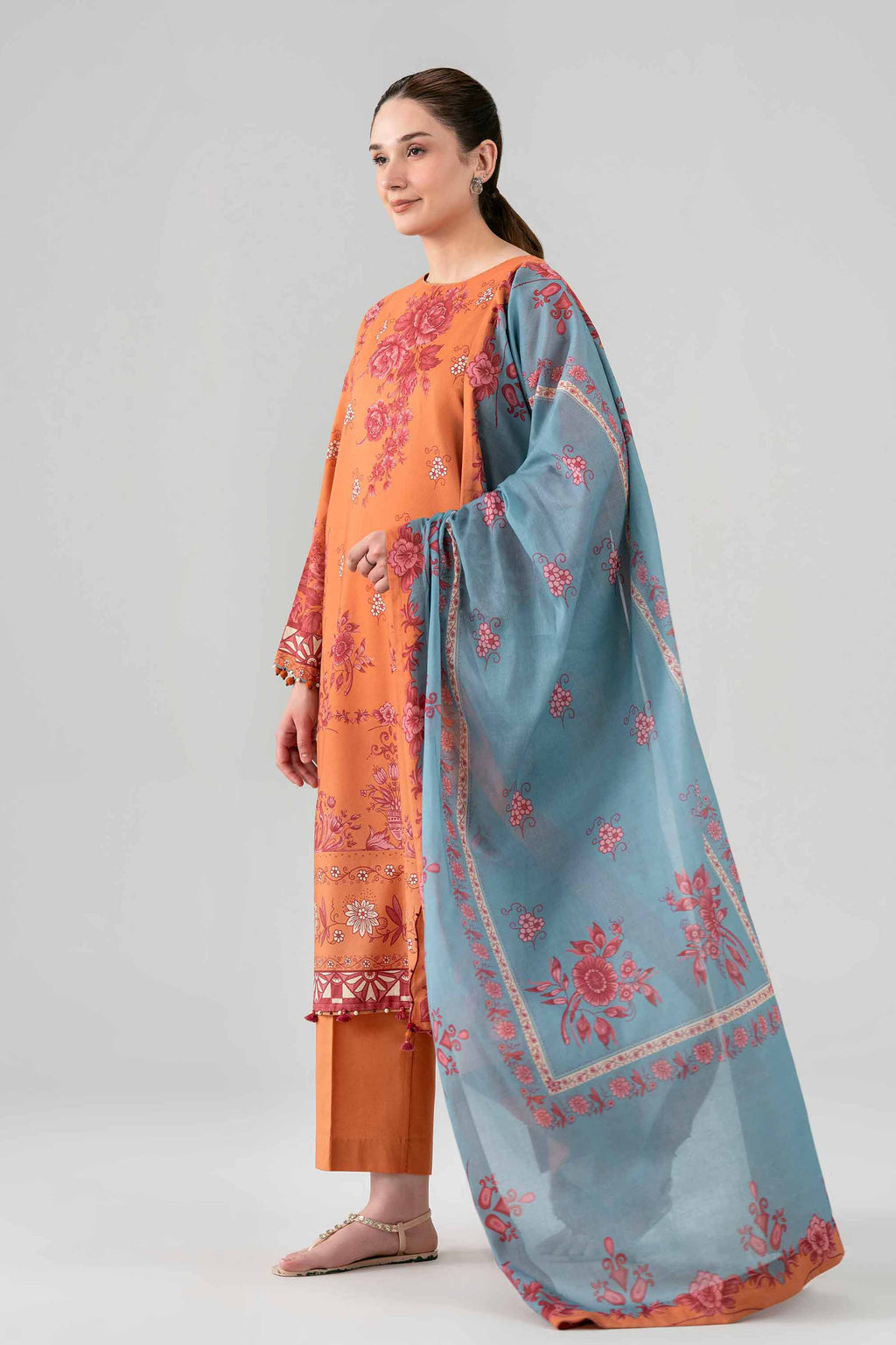 Original Nishat 3 Piece - Digital Printed Suit - 42602109 | Buy Online in Pakistan