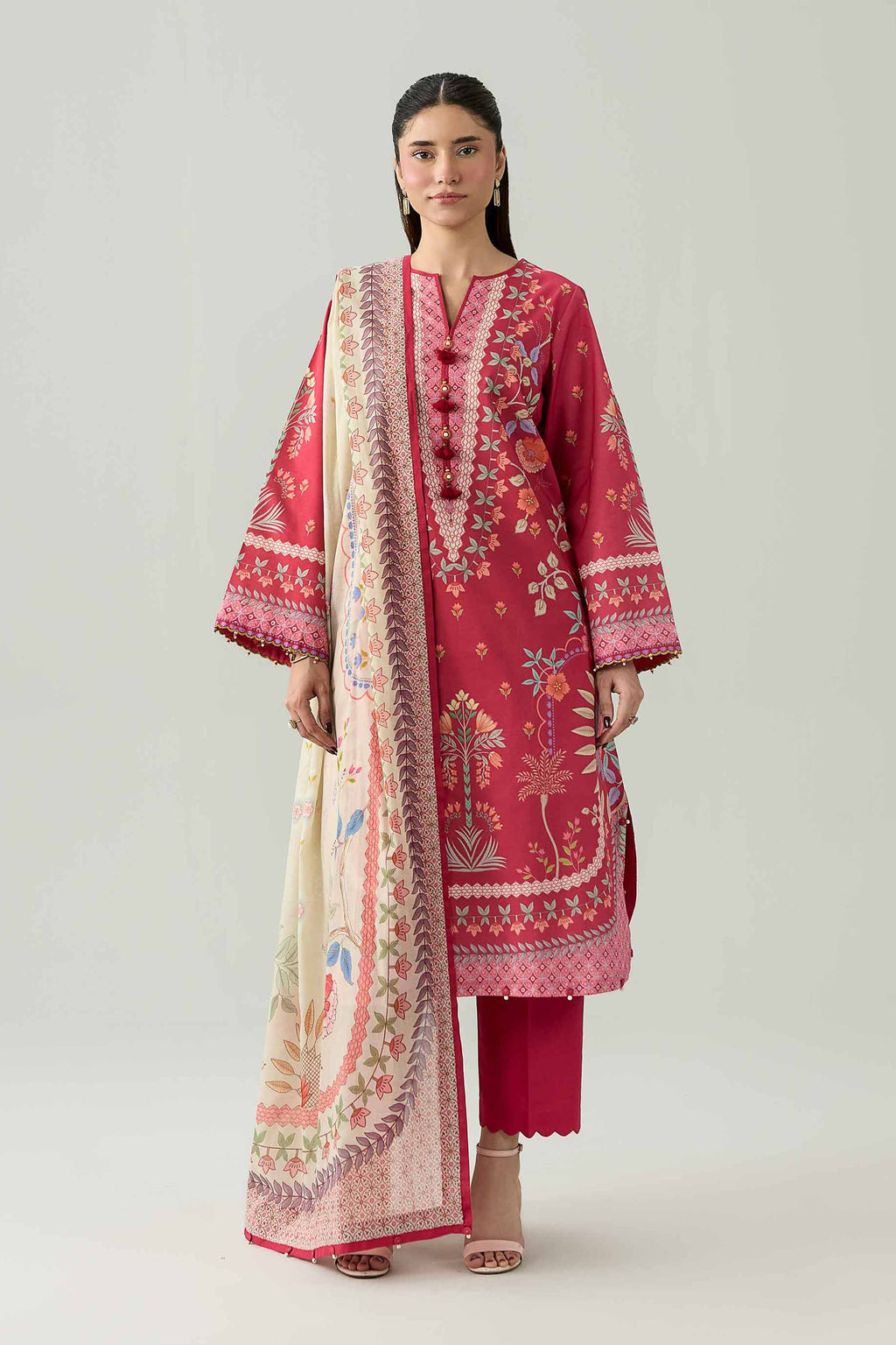 Original Nishat 3 Piece - Digital Printed Suit - 42602110 | Buy Online in Pakistan