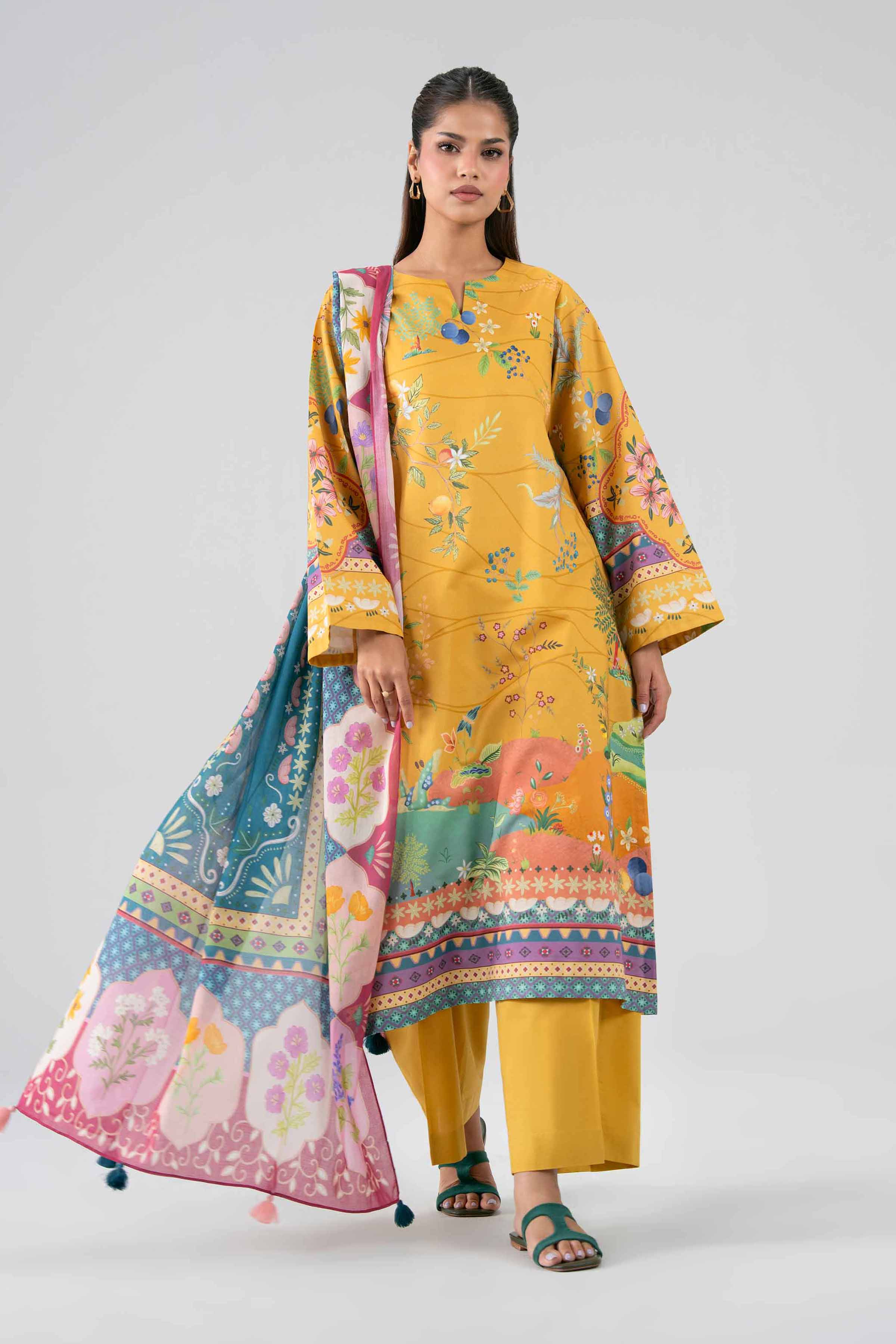Original Nishat 3 Piece - Digital Printed Suit - 42602113 | Buy Online in Pakistan