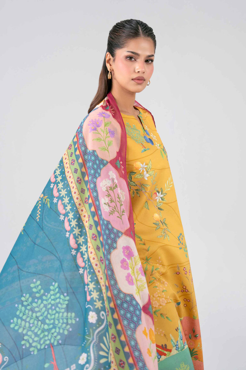 Original Nishat 3 Piece - Digital Printed Suit - 42602113 | Buy Online in Pakistan