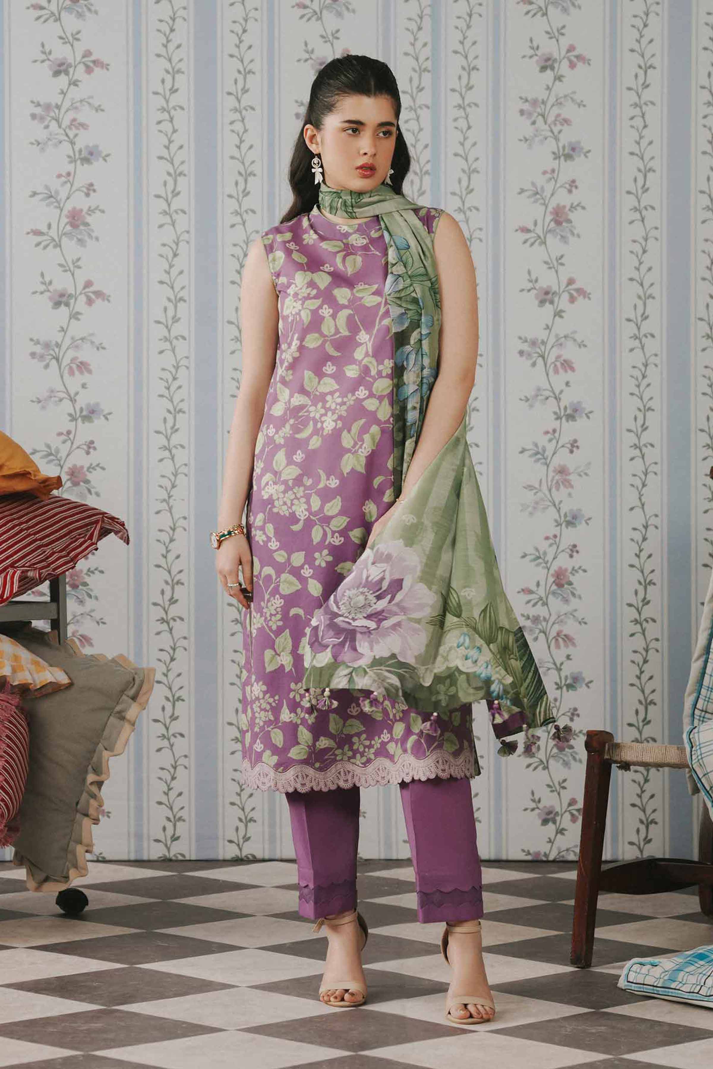 Original Nishat 3 Piece - Digital Printed Suit - 42602117 | Buy Online in Pakistan