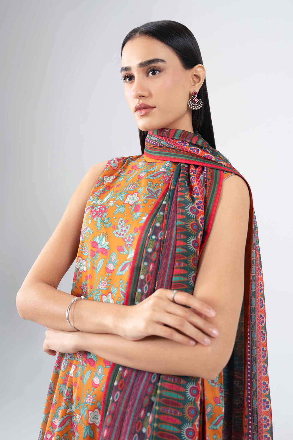 Original Nishat 3 Piece - Digital Printed Suit - 42602119 | Buy Online in Pakistan