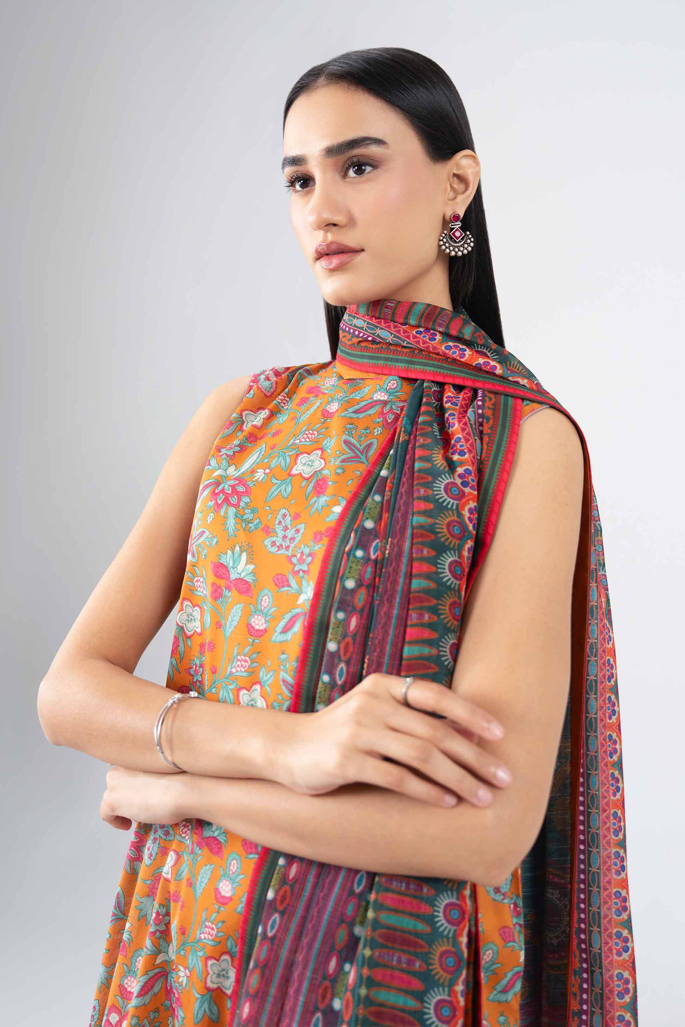 Original Nishat 3 Piece - Digital Printed Suit - 42602119 | Buy Online in Pakistan