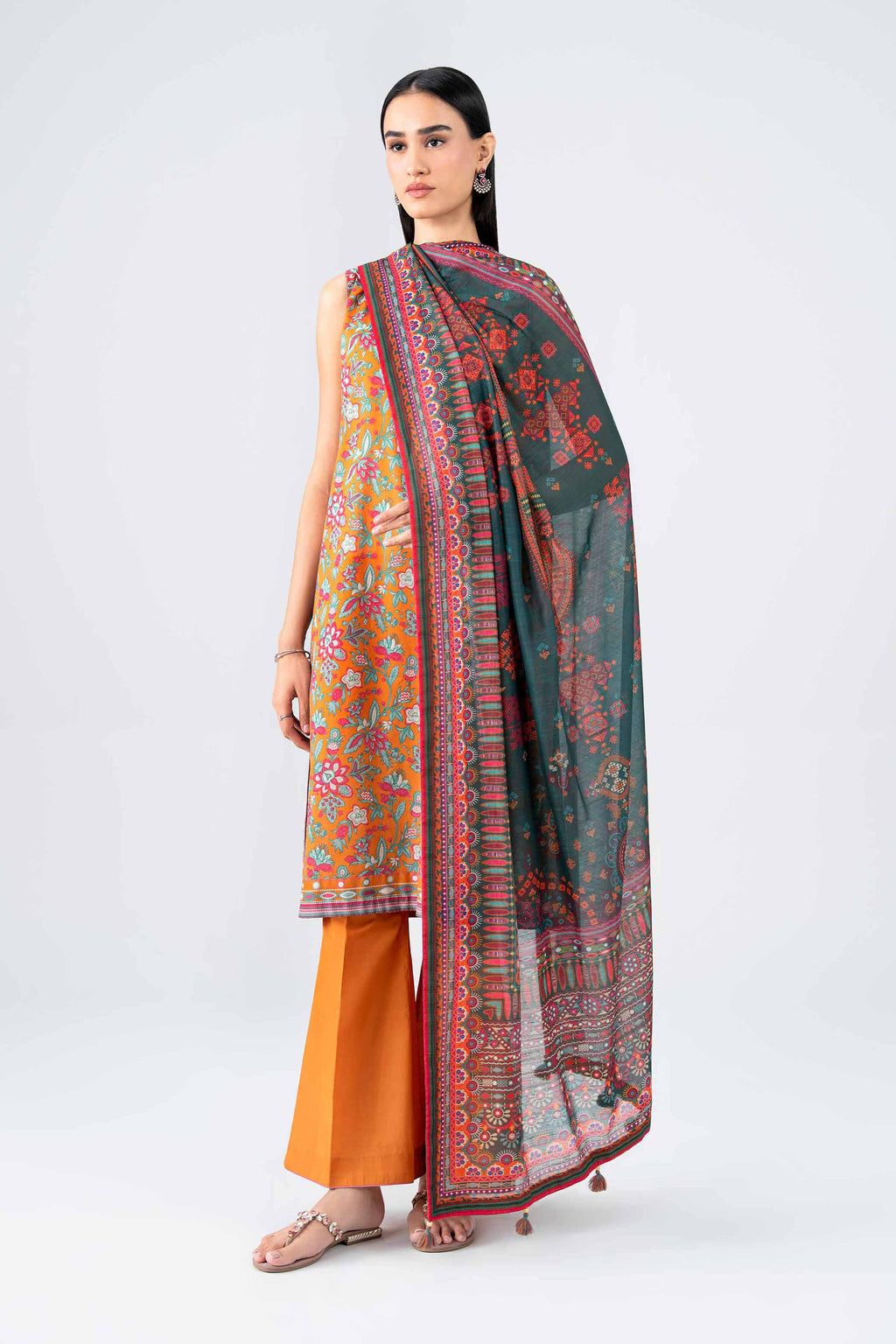 Original Nishat 3 Piece - Digital Printed Suit - 42602119 | Buy Online in Pakistan