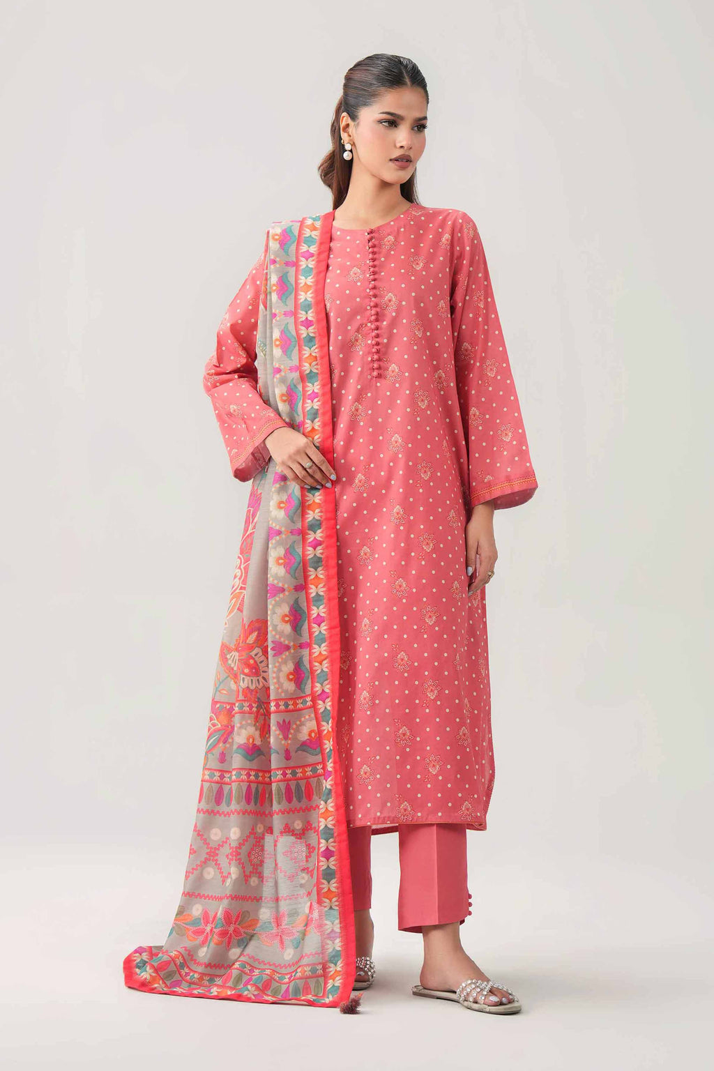Original Nishat 3 Piece - Digital Printed Suit - 42602120 | Buy Online in Pakistan