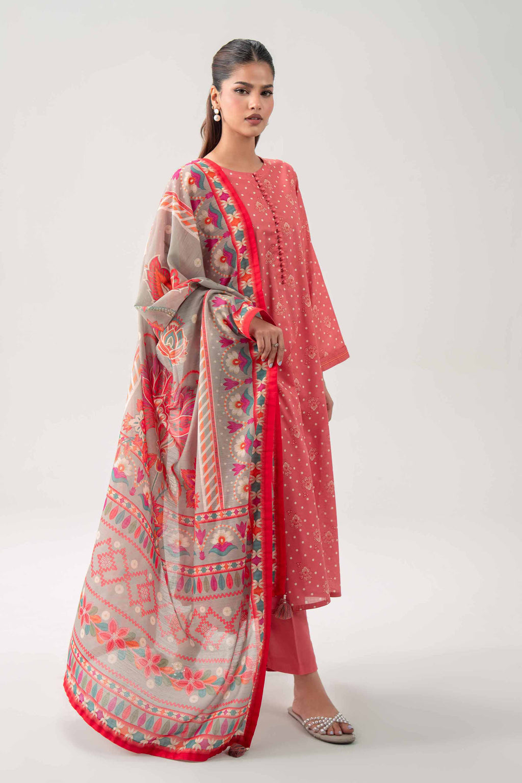 Original Nishat 3 Piece - Digital Printed Suit - 42602120 | Buy Online in Pakistan