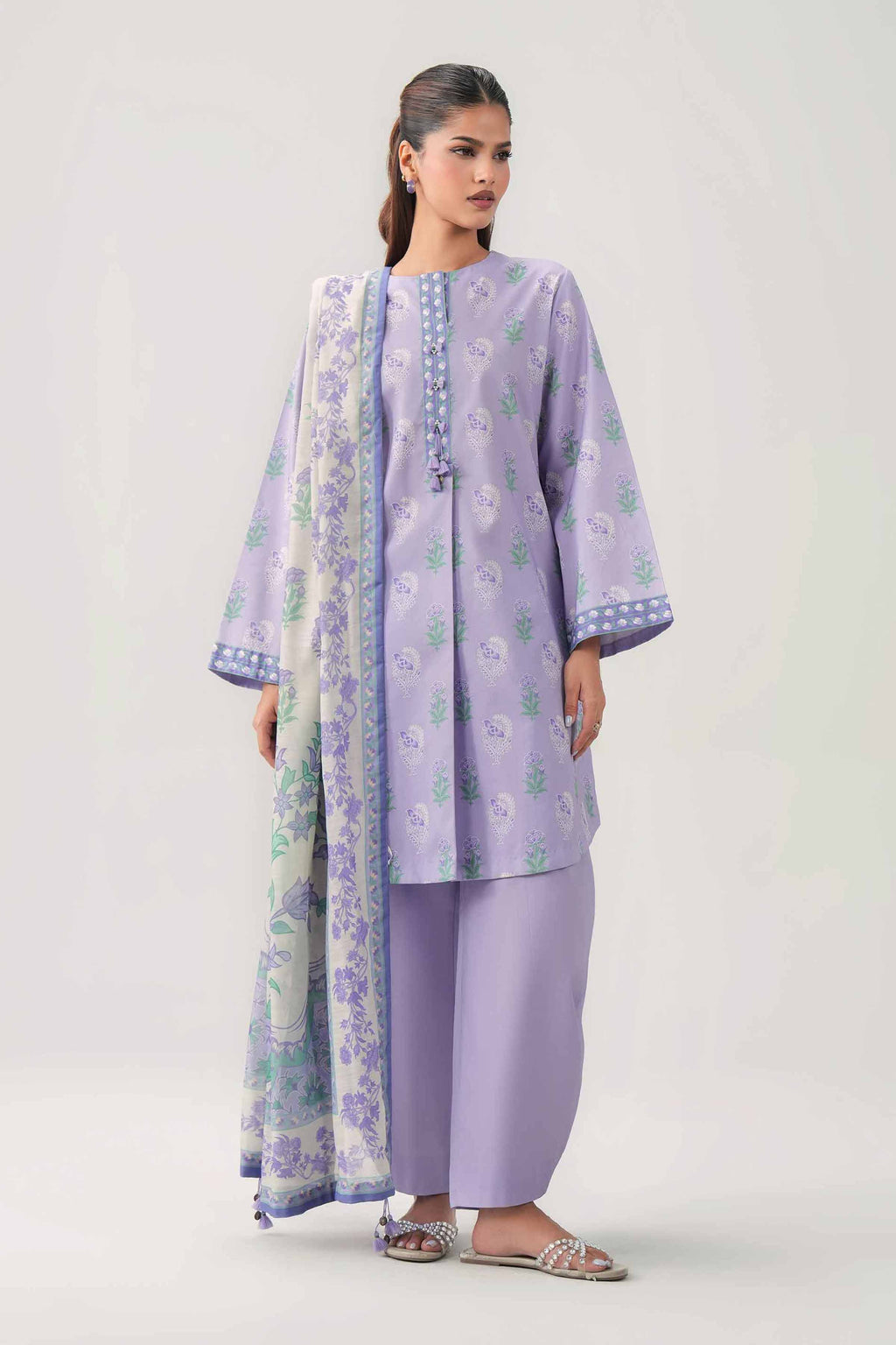 Original Nishat 3 Piece - Digital Printed Suit - 42602121 | Buy Online in Pakistan