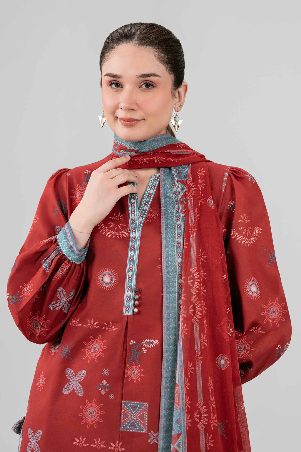 Original Nishat 3 Piece - Printed Suit - 42602124 | Buy Online in Pakistan