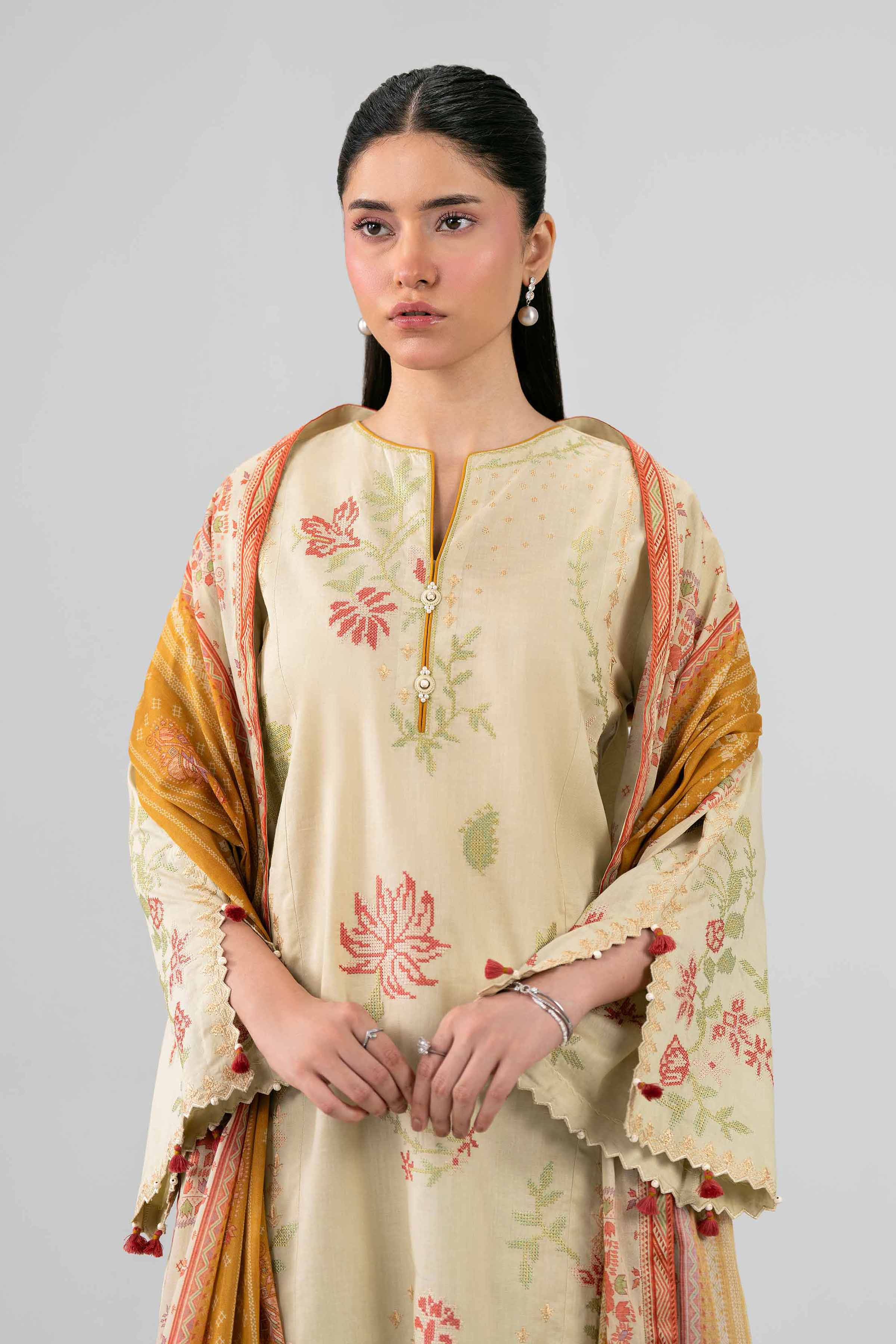Original Nishat 3 Piece - Printed Embroidered Suit - 42602147 | Buy Online in Pakistan
