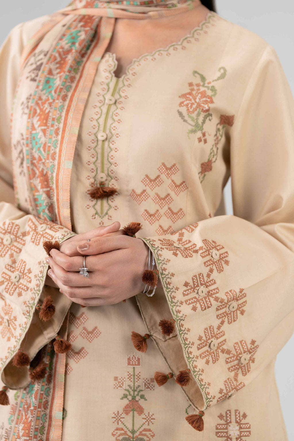 Original Nishat 3 Piece - Printed Embroidered Suit - 42602148 | Buy Online in Pakistan