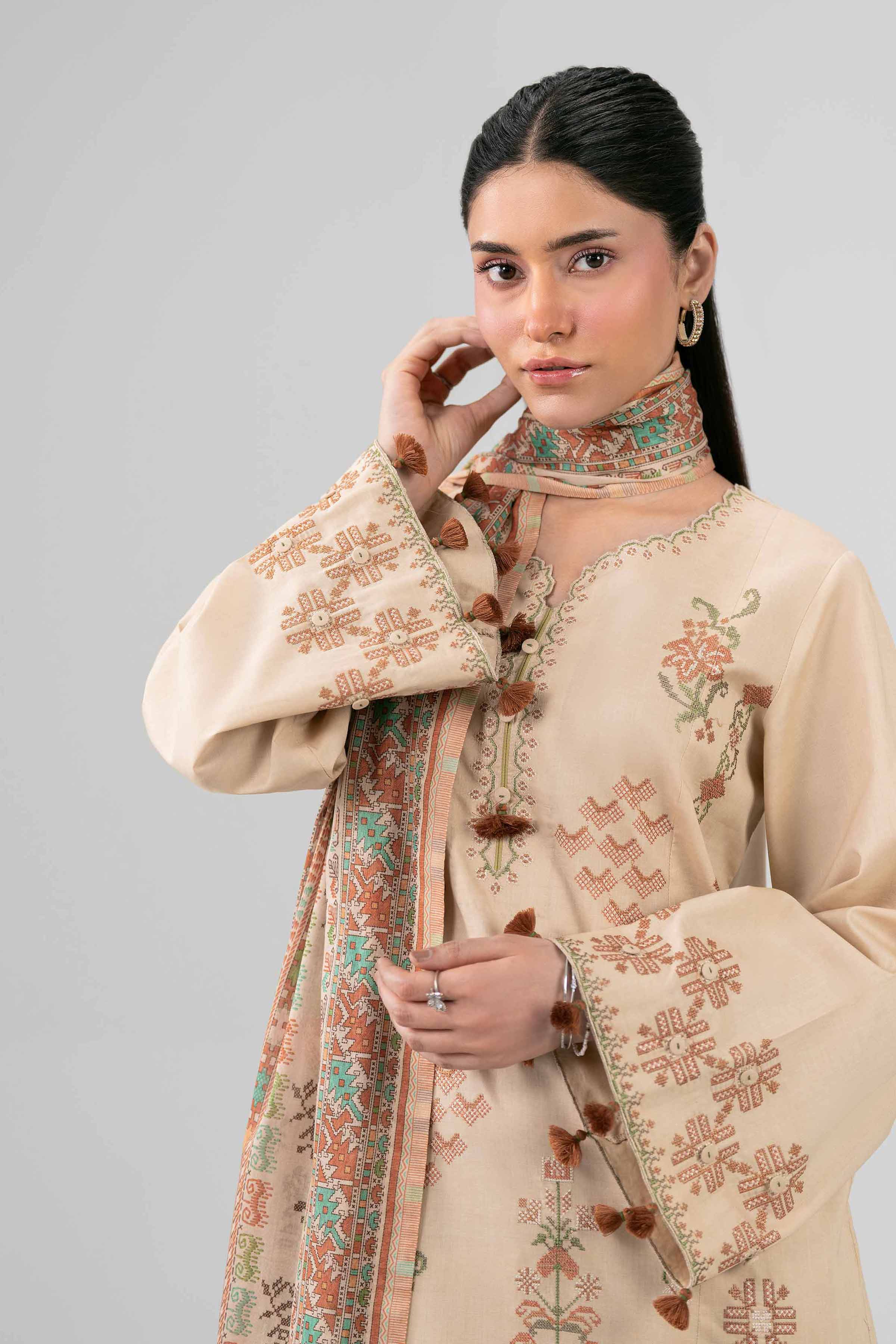 Original Nishat 3 Piece - Printed Embroidered Suit - 42602148 | Buy Online in Pakistan