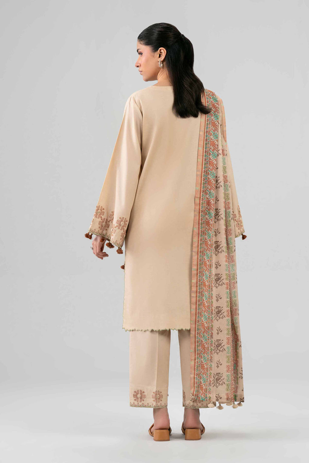 Original Nishat 3 Piece - Printed Embroidered Suit - 42602148 | Buy Online in Pakistan