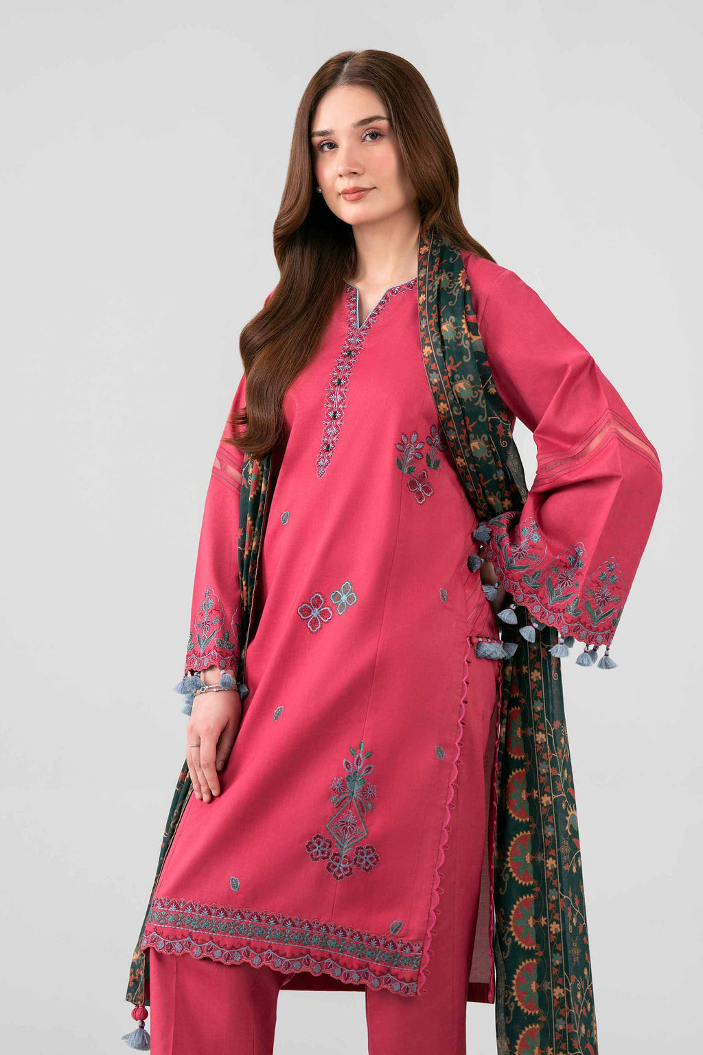 Original Nishat 3 Piece - Printed Embroidered Suit - 42602150 | Buy Online in Pakistan