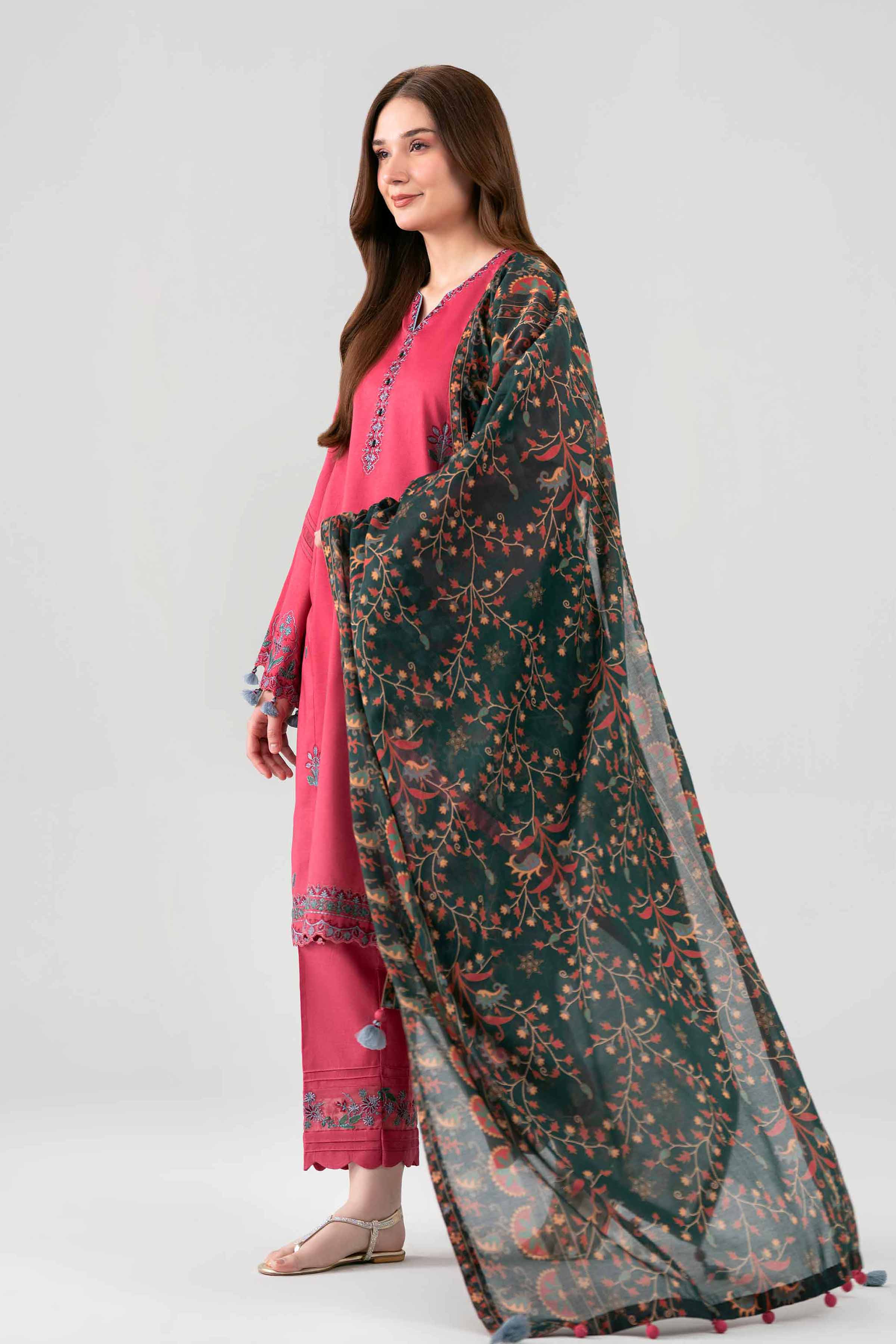Original Nishat 3 Piece - Printed Embroidered Suit - 42602150 | Buy Online in Pakistan