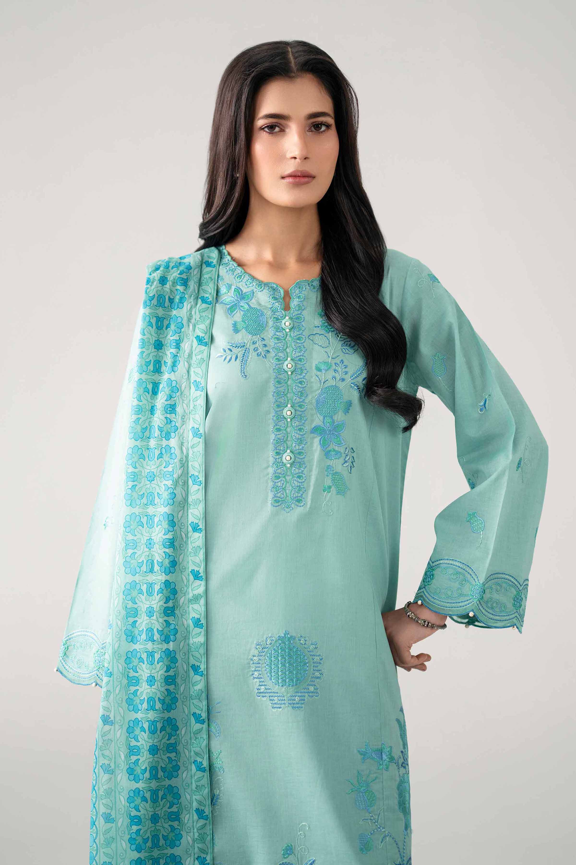 Original Nishat 3 Piece - Printed Embroidered Suit - 42602153 | Buy Online in Pakistan