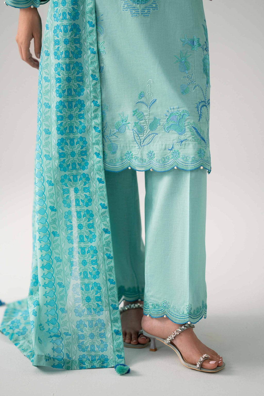 Original Nishat 3 Piece - Printed Embroidered Suit - 42602153 | Buy Online in Pakistan