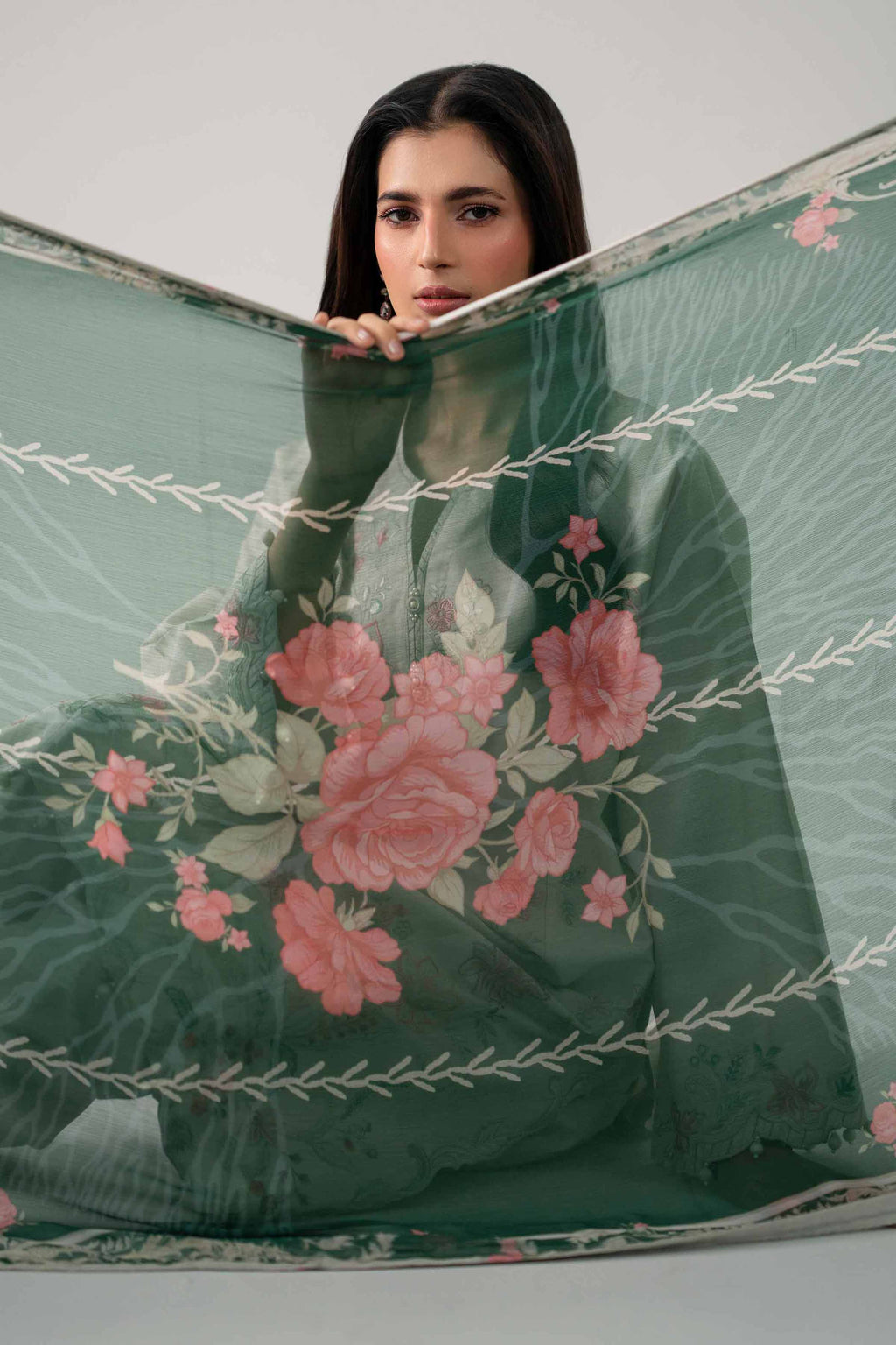 Original Nishat 3 Piece - Digital Printed Embroidered Suit - 42602154 | Buy Online in Pakistan