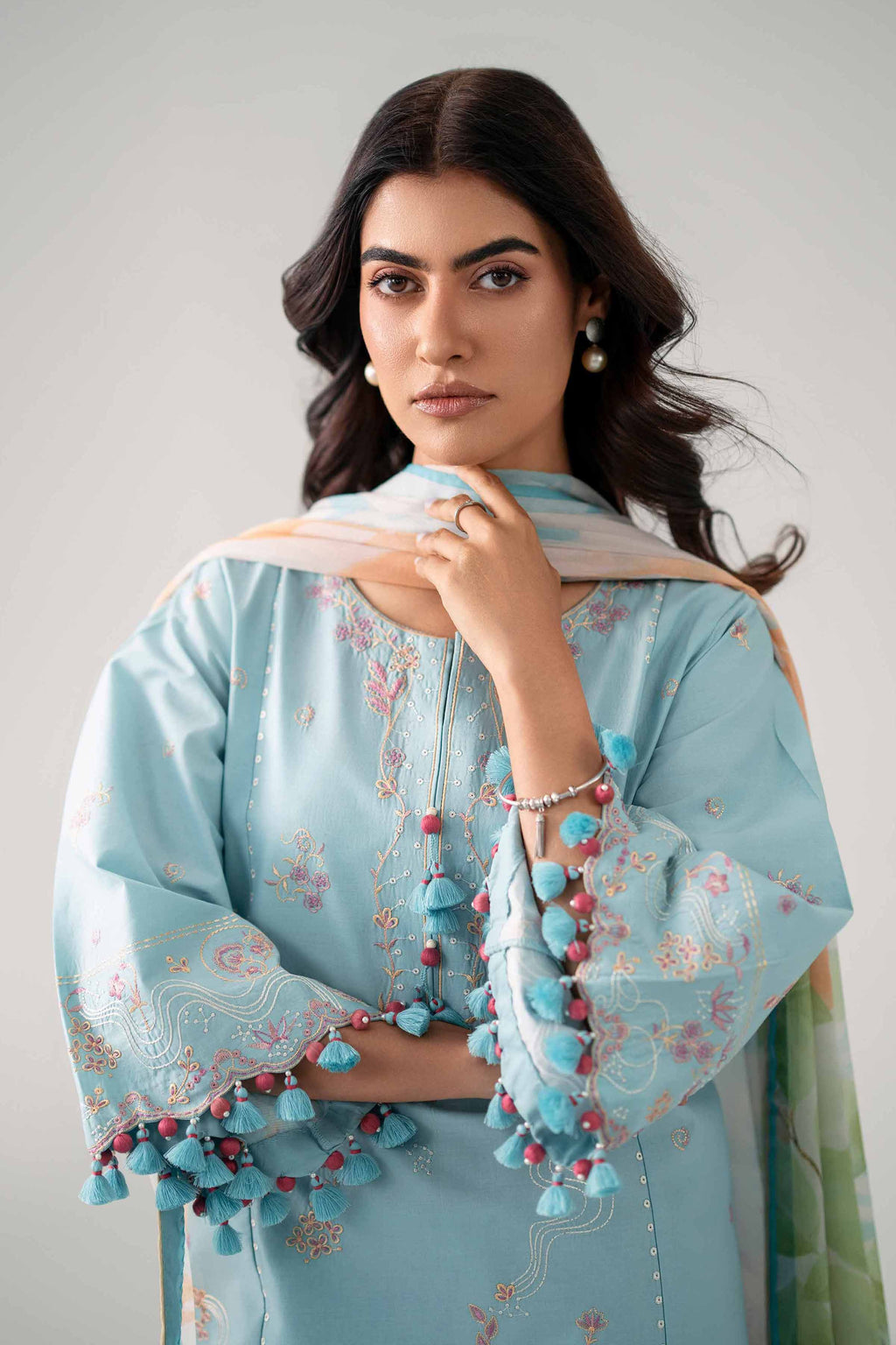 Original Nishat 3 Piece - Digital Printed Embroidered Suit - 42602156 | Buy Online in Pakistan