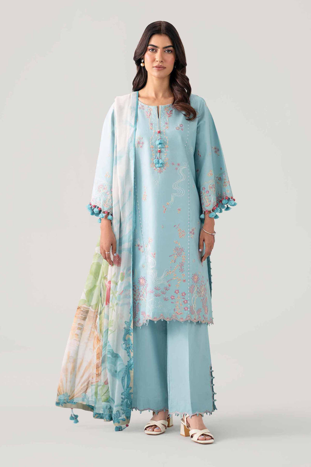 Original Nishat 3 Piece - Digital Printed Embroidered Suit - 42602156 | Buy Online in Pakistan