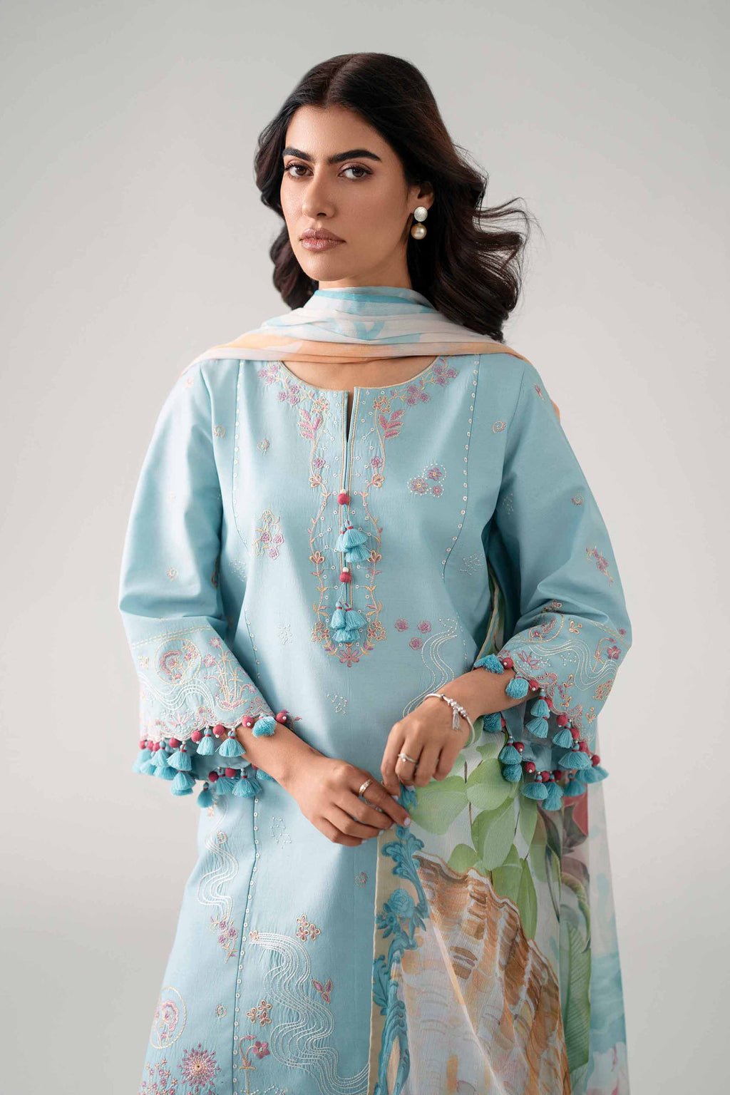 Original Nishat 3 Piece - Digital Printed Embroidered Suit - 42602156 | Buy Online in Pakistan