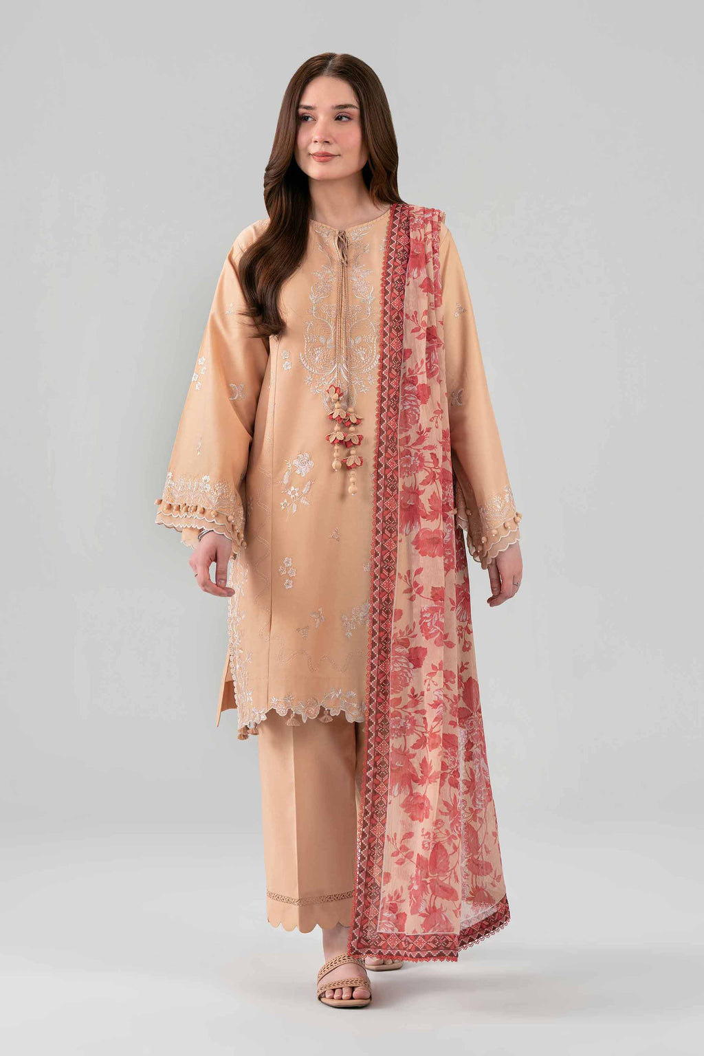 Original Nishat 3 Piece - Digital Printed Embroidered Suit - 42602159 | Buy Online in Pakistan