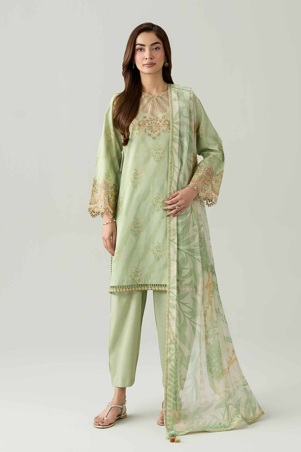 Original Nishat 3 Piece - Digital Printed Embroidered Suit - 42602164 | Buy Online in Pakistan