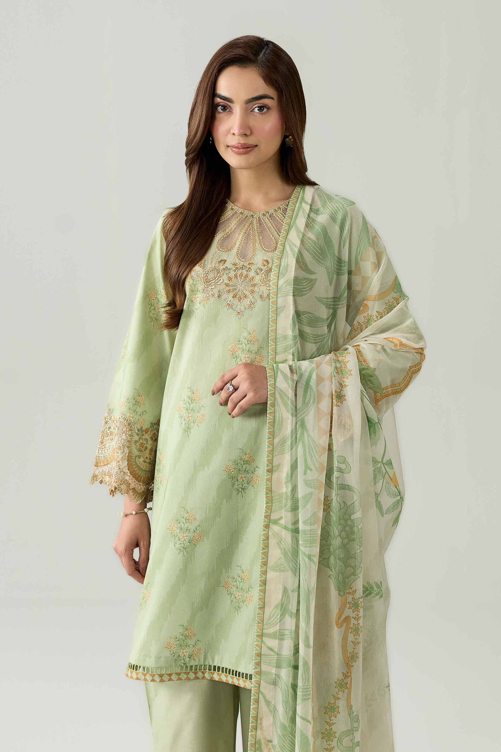 Original Nishat 3 Piece - Digital Printed Embroidered Suit - 42602164 | Buy Online in Pakistan